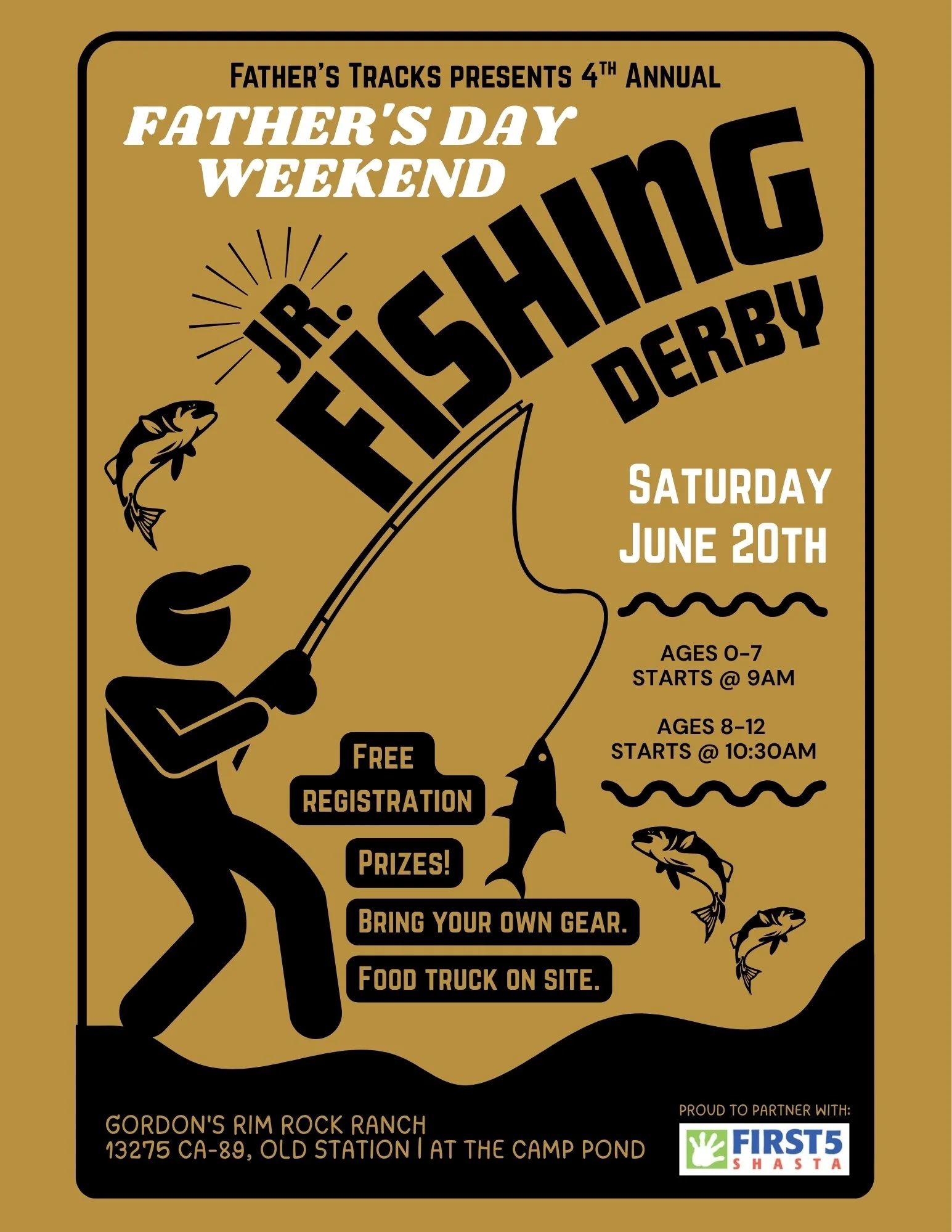 Annual Jr. Fishing Derby at Gordon's Rim Rock Ranch
