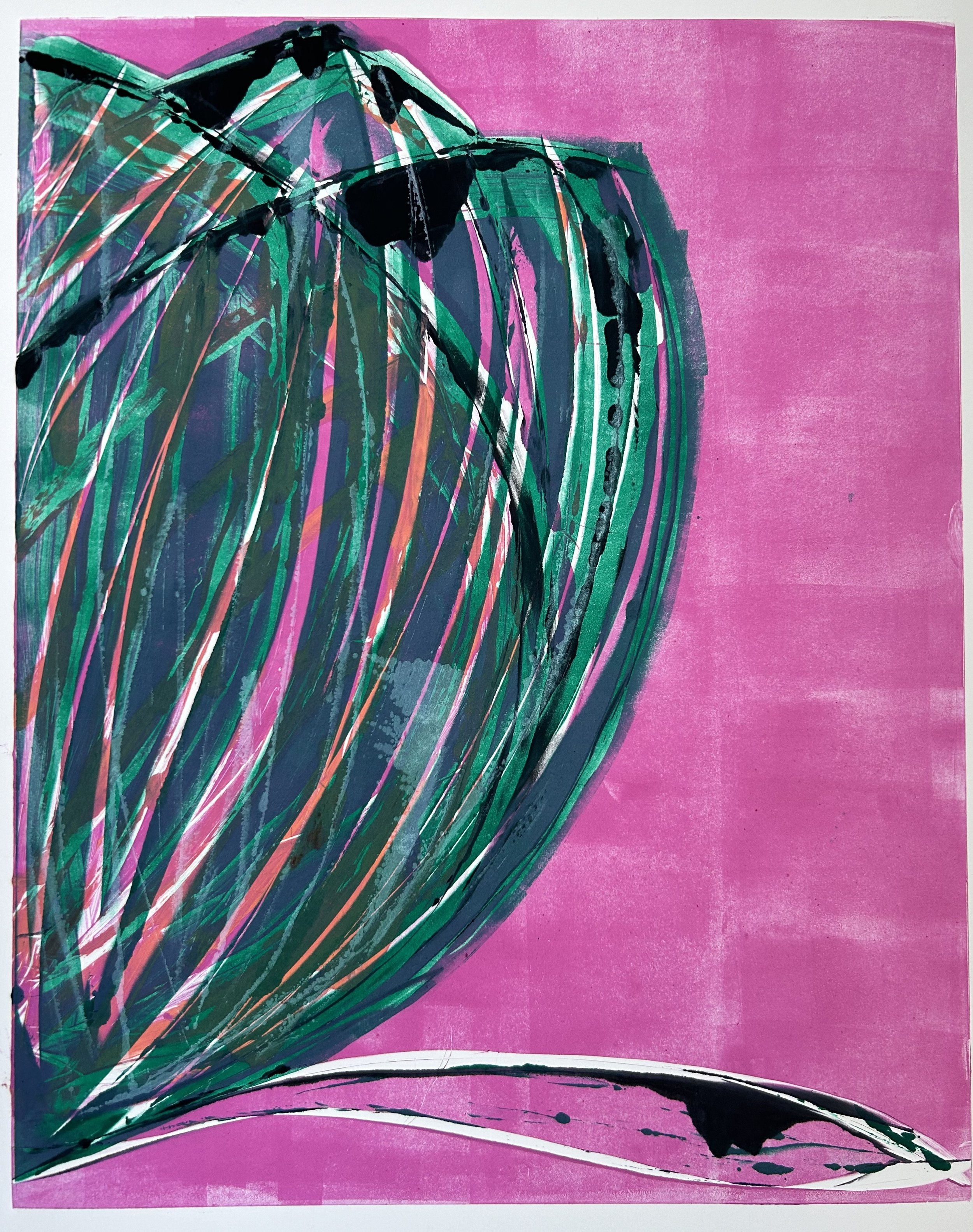 Glory, 2023. Monotype, 24x18".