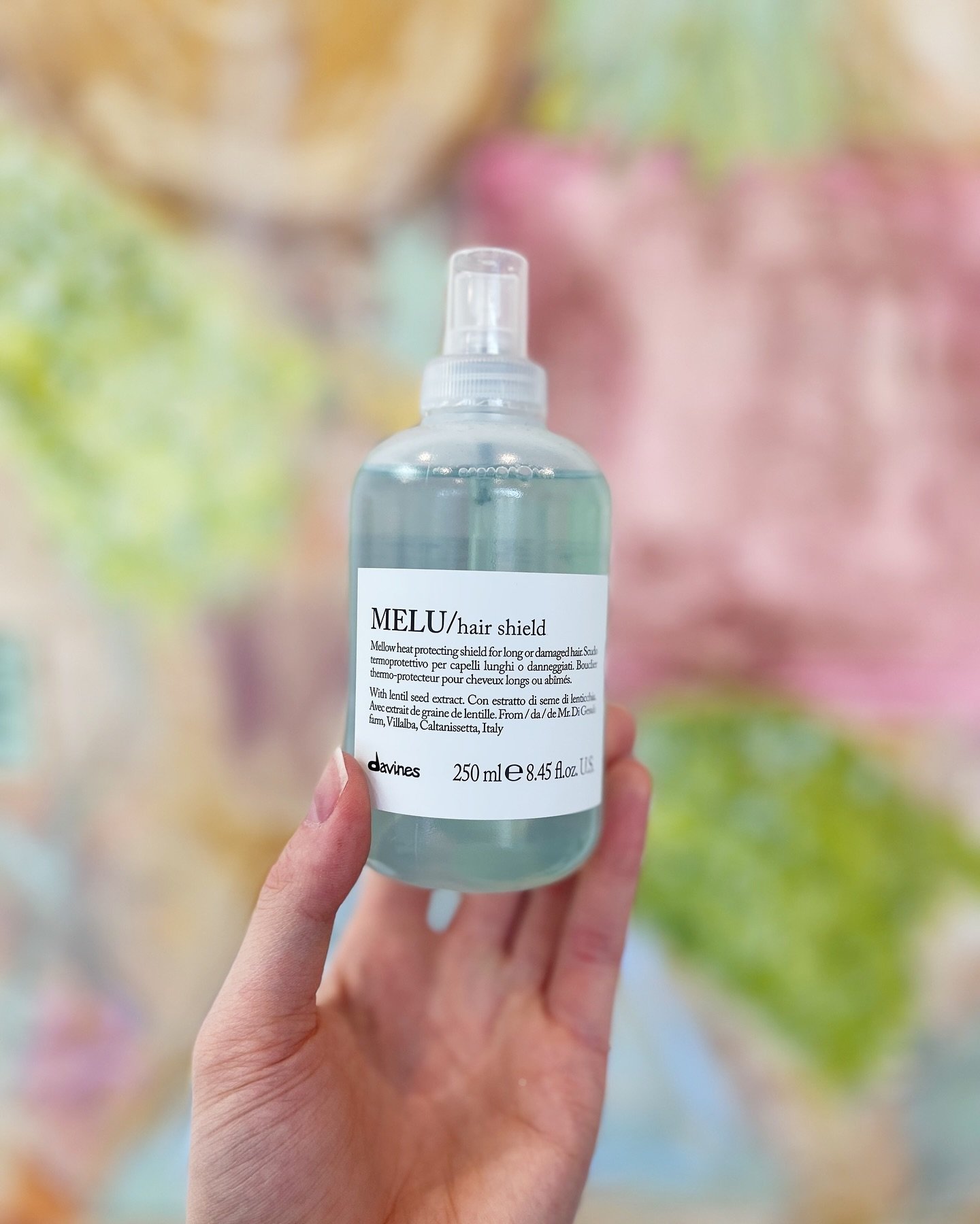 Your hair deserves nothing but the best defense against heat damage. That&rsquo;s where @davinesofficial MELU Hair Shield comes in. This lightweight spray has you covered, protecting the hair structure from the use of blow dryers and hot tools. Stop 