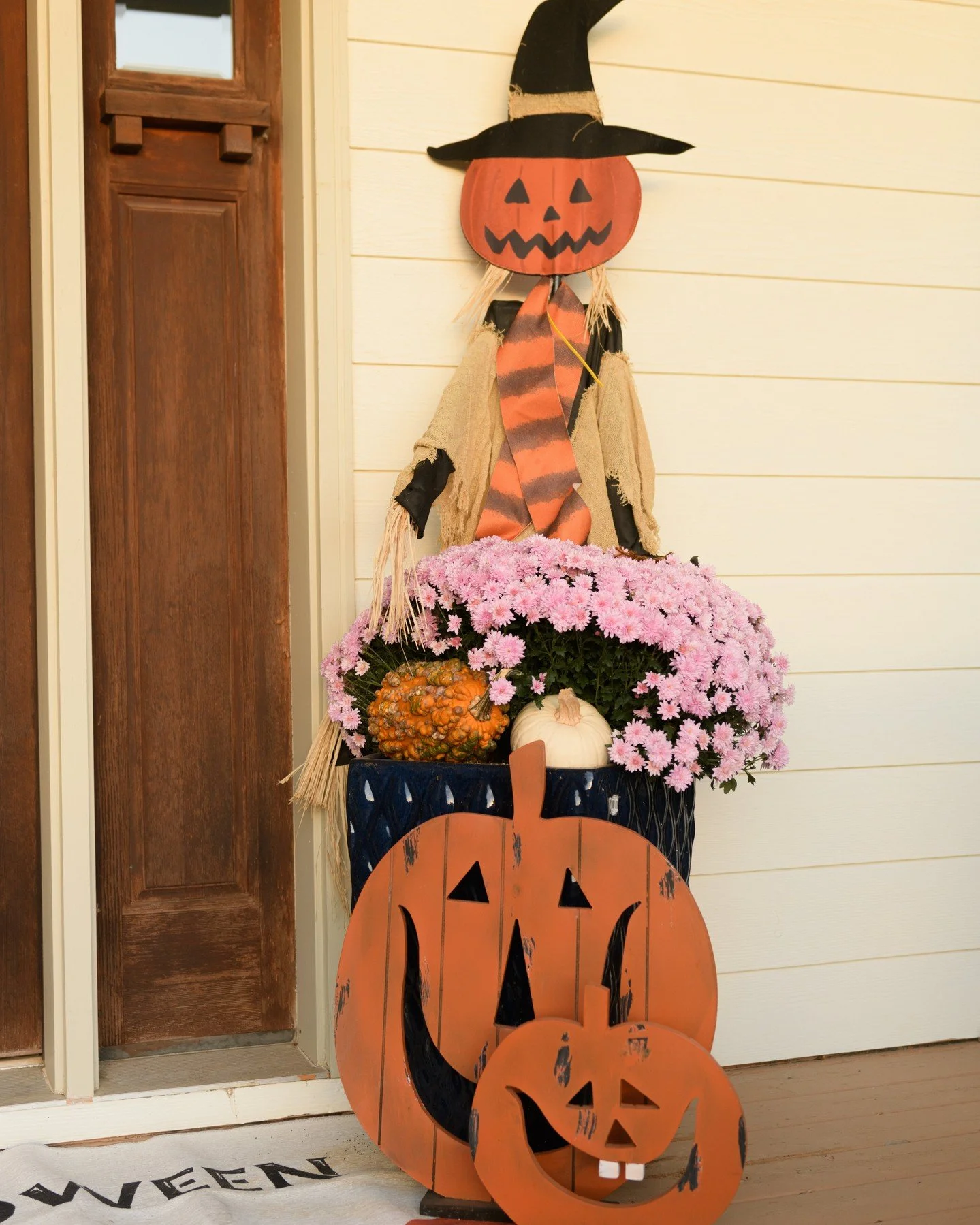Start brainstorming your spooky Halloween porch for this fall! Find fall plants, Halloween garden decor, and more at both of our stores!🎃