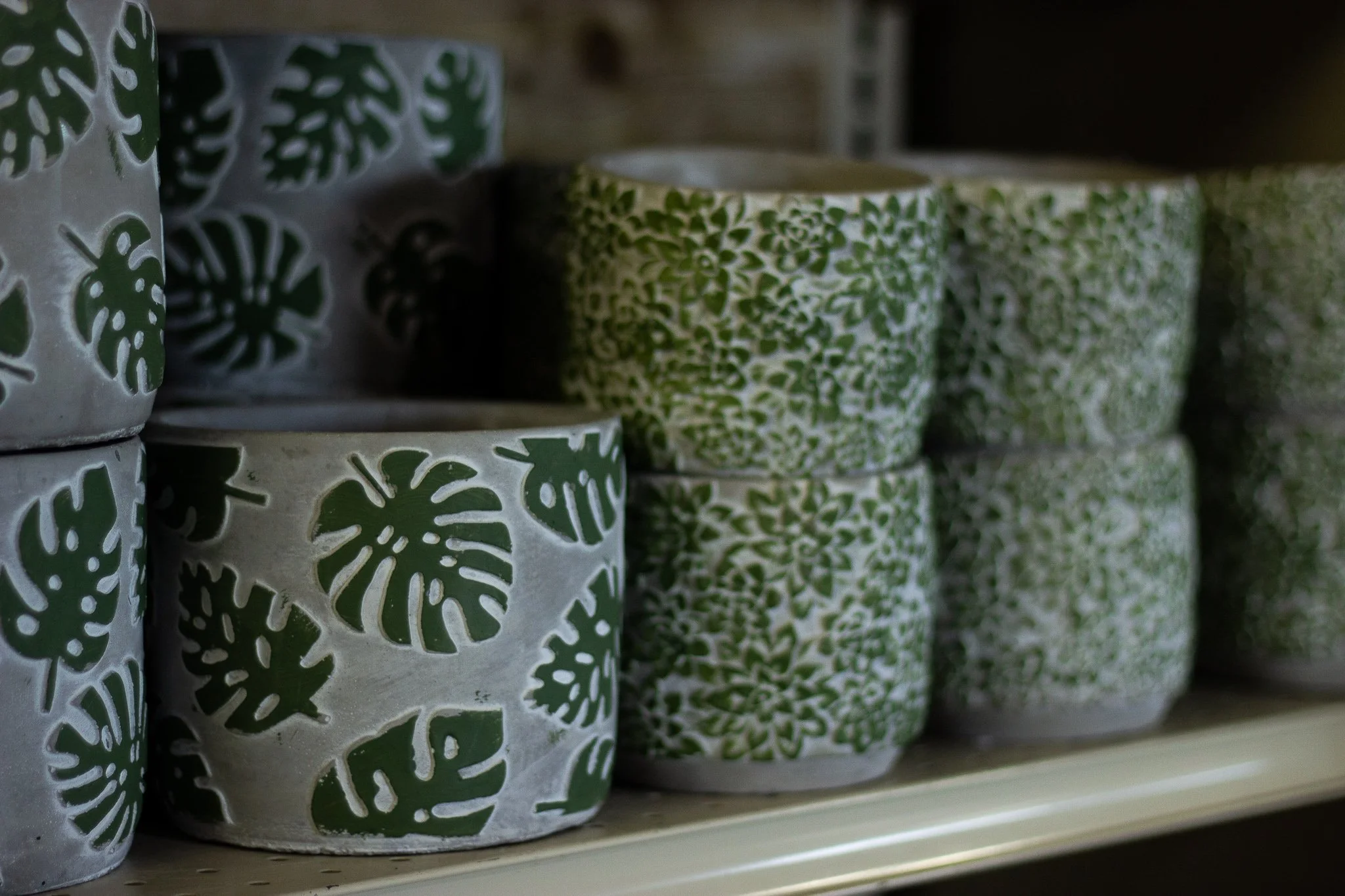 Planters with plants on them for small houseplants