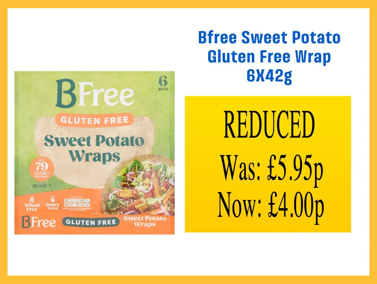 031 Bfree Sweet Potato Gluten Free Wrap 6X42g.jpg