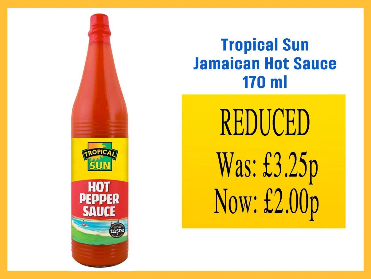 063 Tropical Sun Jamaican Hot Sauce 170 ml.jpg