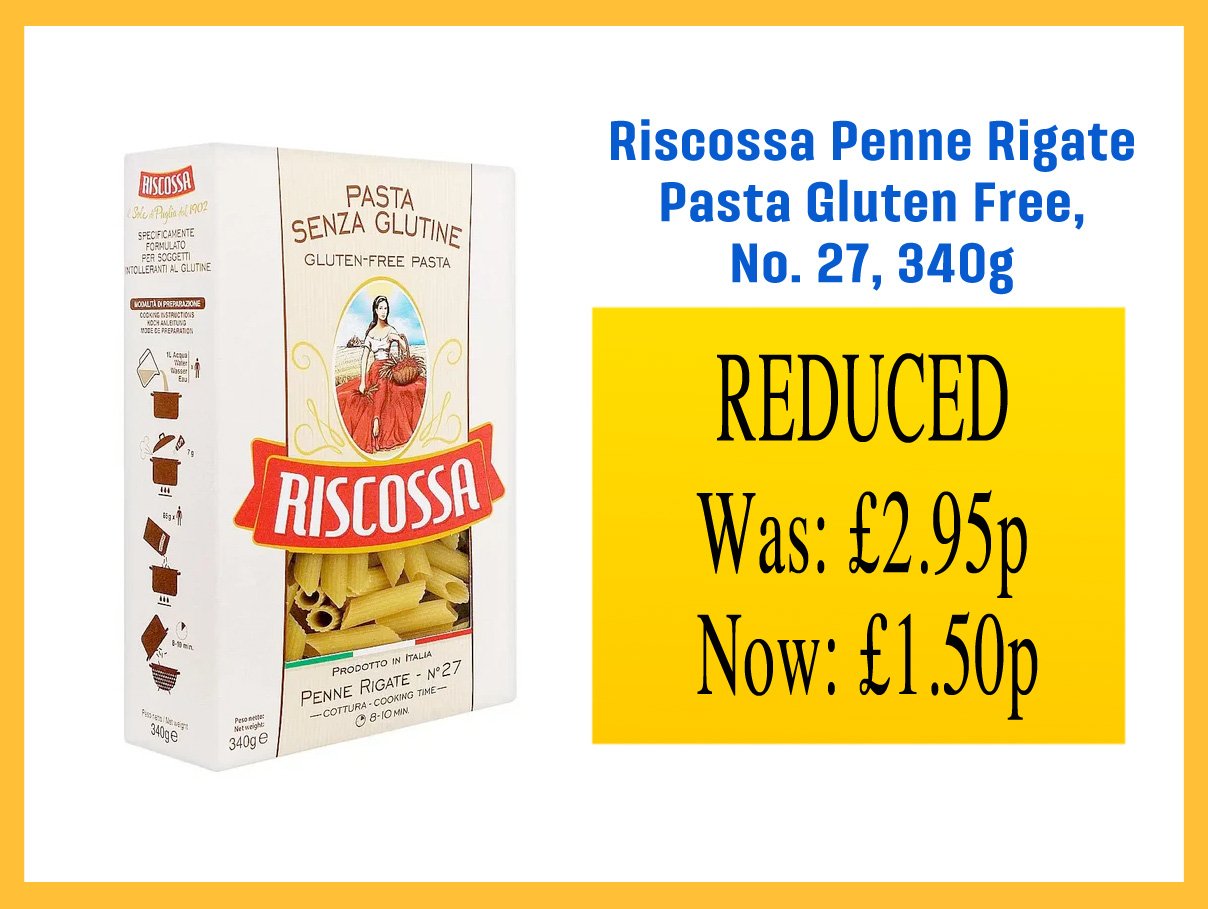 006 Riscossa Penne Rigate Pasta Gluten Free No 27 340g.jpg