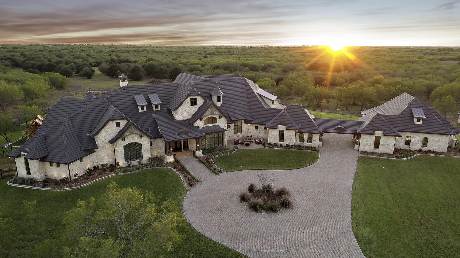 Country French Tudor Luxury Custom Home In Corpus Christi — Arbogast
