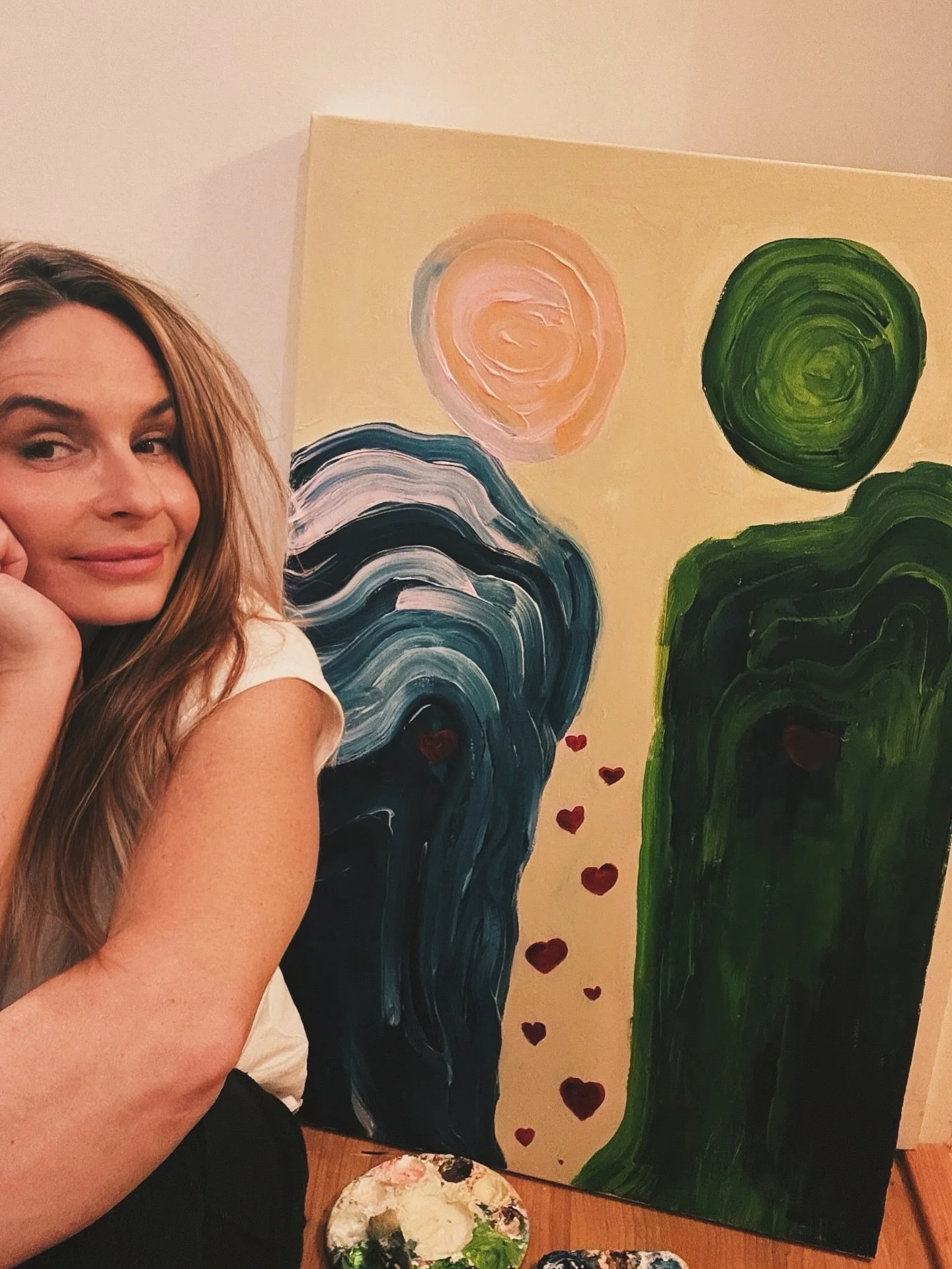 Hello friends!  Please give a follow to my new artist page @angelinesarisart 🎨 
I have kept this somewhat private for many years 🫣. You would never know unless you&rsquo;ve been to my house, but I have enjoyed painting for many years. It&rsquo;s my