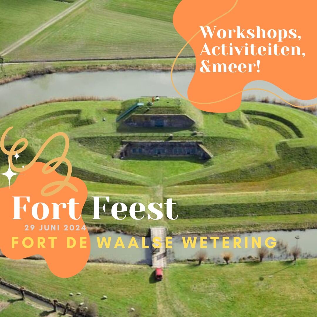 Kom de zomer vieren met ons op het Fort Feest van Play! We hebben een hele toffe locatie tot onze beschikking vlak onder Utrecht, waar we op zaterdag 29 juni (van 14-22 uur) samenkomen voor een viering van de zomer! Het programma belooft een dag vol 