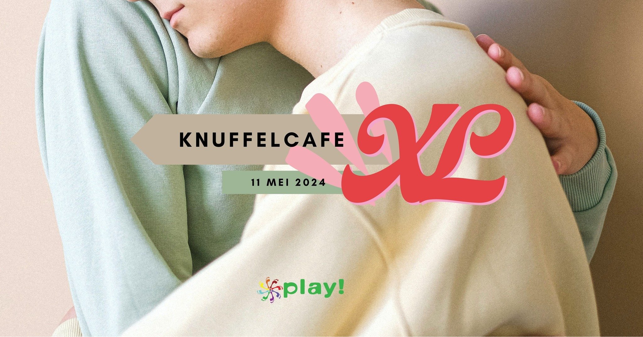 Meer knuffels is meer beter! Kom naar de eerste editie van het Knuffelcafe XL bij Play Utrecht 💥 We gaan van 12.00 tot 18.00 lekker in de verzachting zakken, ontspannen, plus we doen ook nog een fijne potluck! Het programma staat op hipsy. Er is een