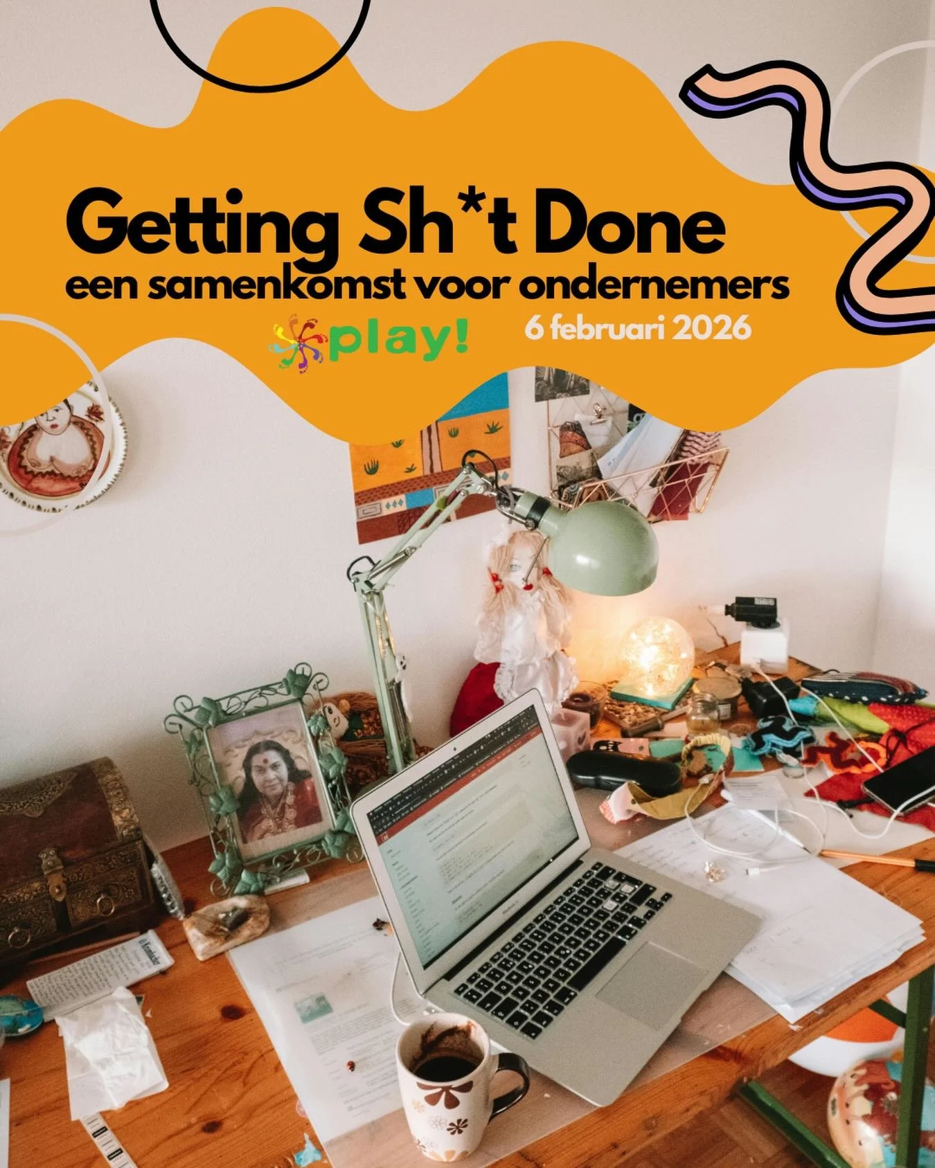 💻 Getting Sh*t Done &ndash; 6 februari 💻

Samen focussen werken en meters maken ✨
Ondernemen en cre&euml;ren is heerlijk, maar soms blijven die praktische taken liggen. Administratie mails planning marketing&hellip; je kent het wel 😅 Getting Sh*t 