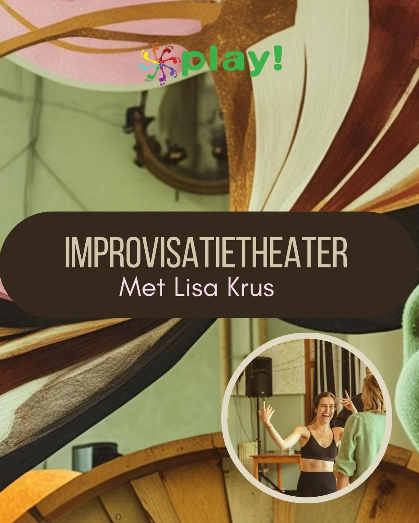 🎭 IMPROVISATIE THEATER - 17 februari 🎭

Een avond om te spelen met wat er in je leeft. Wat gebeurt er als je iemand tegenover je hebt? Wat voel je, wat vind je, en durf je dat te laten zien? Met improvisatietheater vergroten we gevoelens uit zoals 