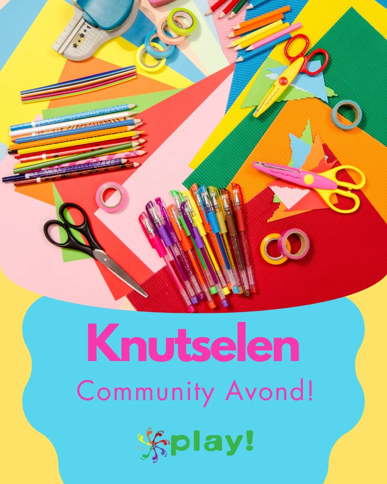 ✨ COMMUNITY AVOND (Knutselavond) - 26 april ✨

Onze communityavonden zijn co-creaties voor en door jullie, met elke keer een andere invulling. Deze keer maken we samen een groot kunstwerk voor op de Playground! 🎨

🔗 https://hipsy.nl/event/183105-pl