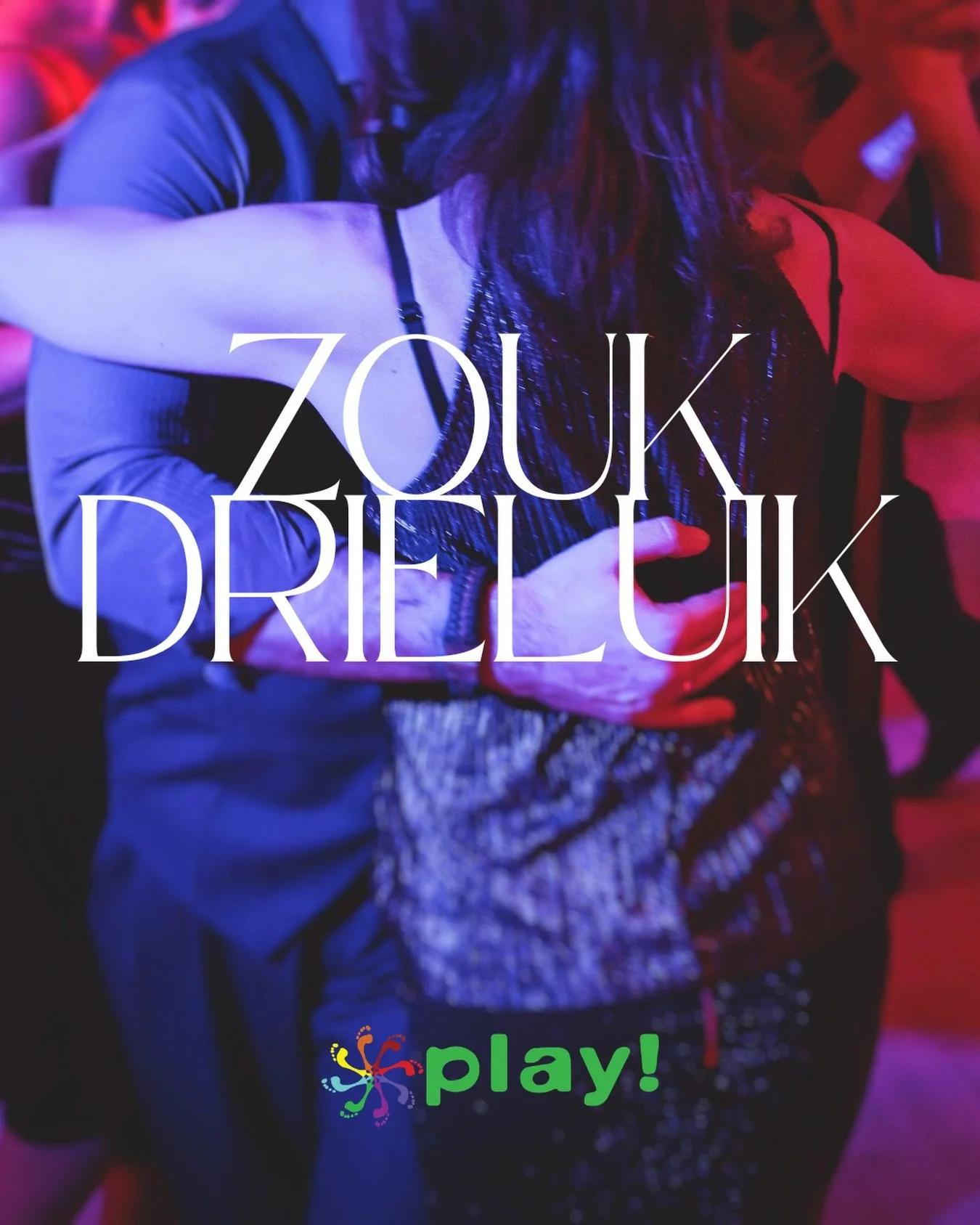 Zouk - 20/27 mei/ 3 juni 💃

Ontdek Zouk in deze drieluik met Steven &amp; Pauline. Een sensuele, speelse dans waarin verbinding en flow centraal staan. 🌟

In drie avonden leer je de basics, verdiep je je bewegingen en ga je vooral veel ervaren en d