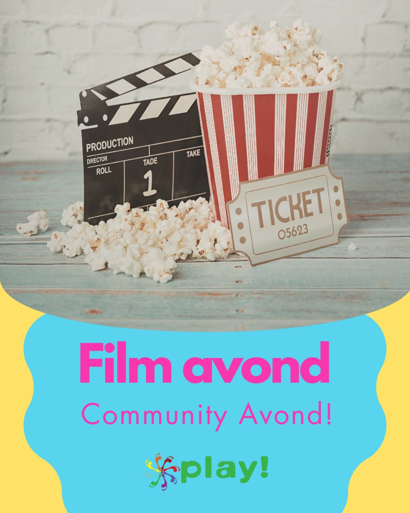 Community avond (filmavond) - 22 mei 🎬

Een gezellige avond voor en door de community. Deze keer kruipen we samen op de bank voor een film op groot scherm 🍿
Iedereen is welkom, neem iets lekkers mee om te delen en geniet van een ontspannen avond sa