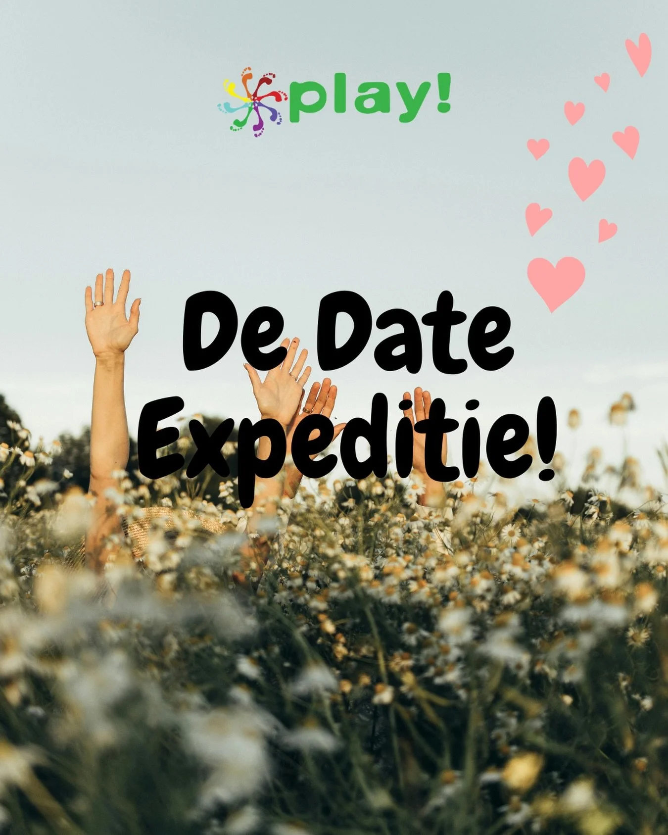 De date expeditie - 29 mei 💫

Wees welkom bij dit unieke dating event!

Daten anno nu&hellip; swipen, dezelfde gesprekken, en weinig echte connectie. Herkenbaar? 😉

Tijdens De Date Expeditie ontmoet je andere vrijgezellen op een speelse en verrasse