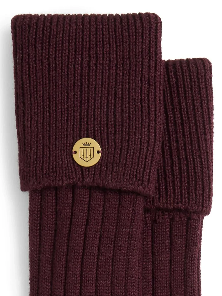 Knee High Merino Sock - Elderberry