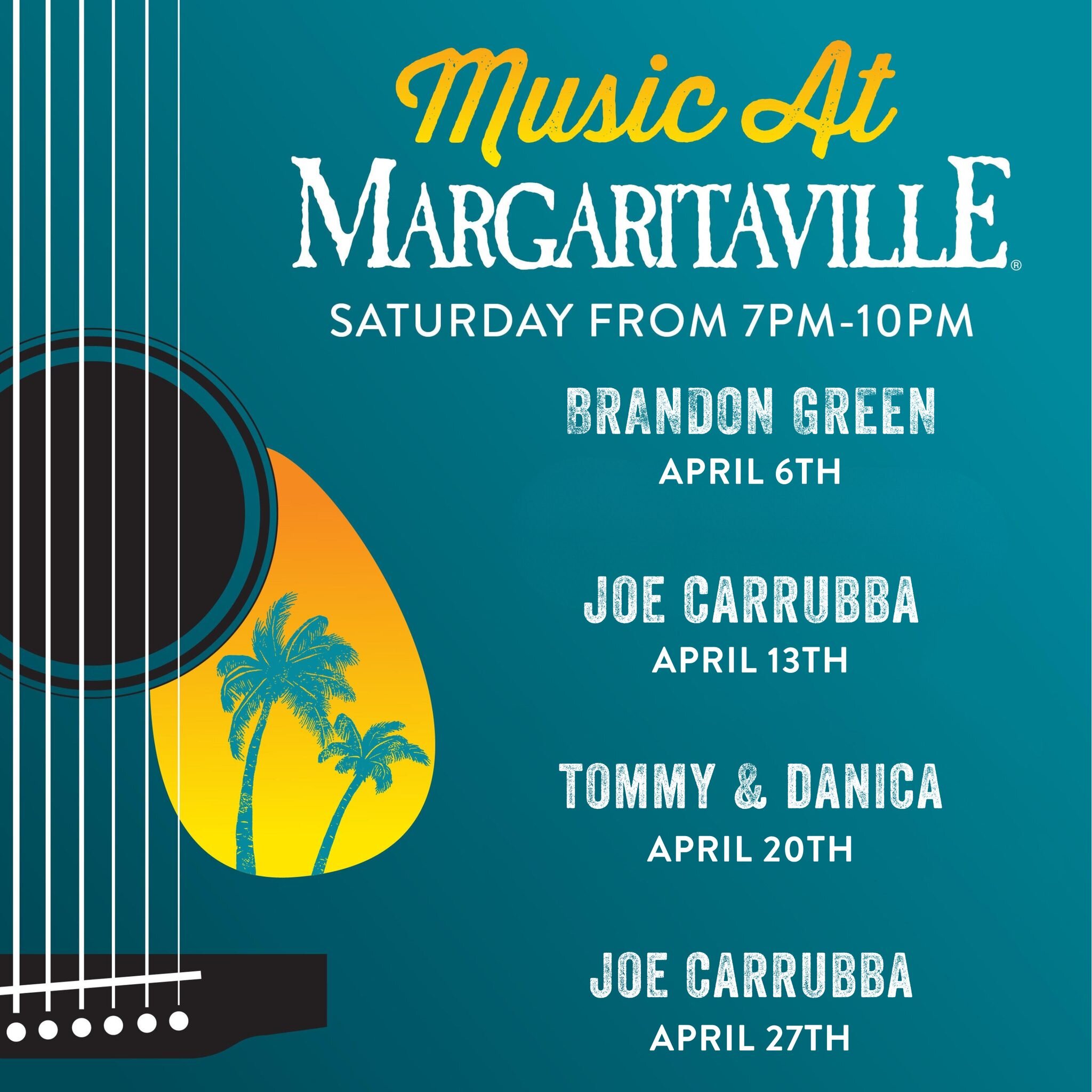 Saturday's at Margaritaville Cafe couldn't get any better! Live music and margarita's are calling your name! Will we see you there?

#livemusic #liveentertainment #biloxims #livemusicinbiloxi