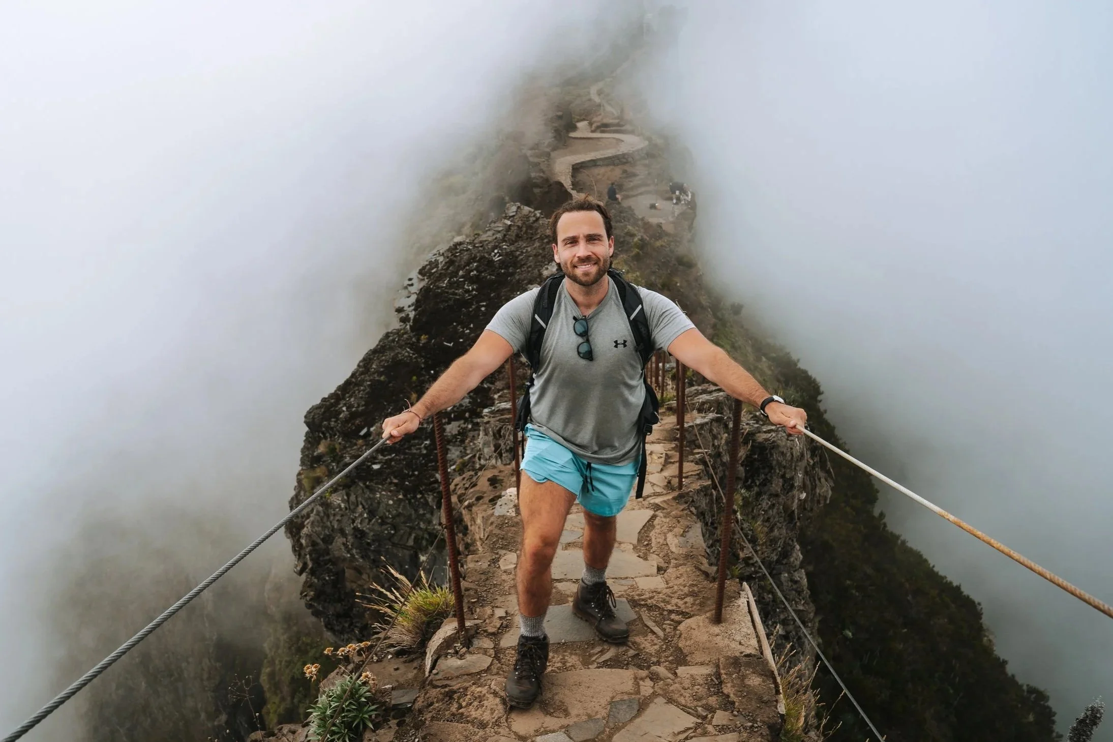 Jason Hand on the hike