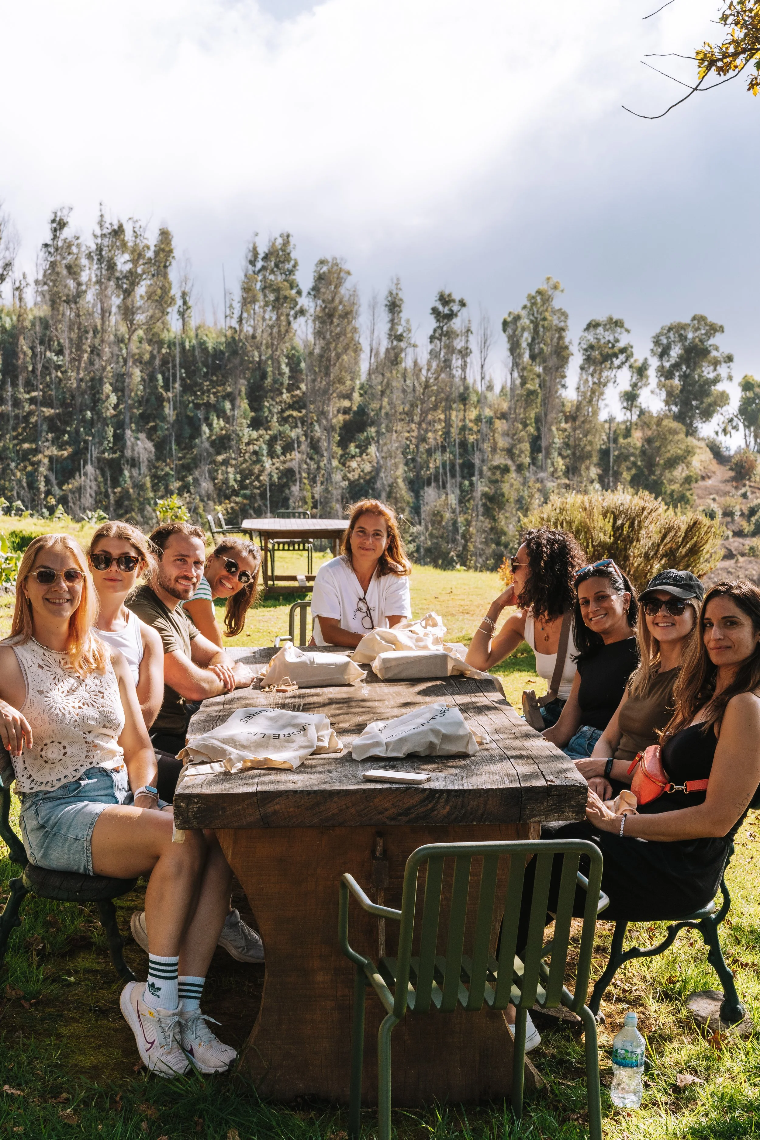 Madeira outdoor dinner at the villa