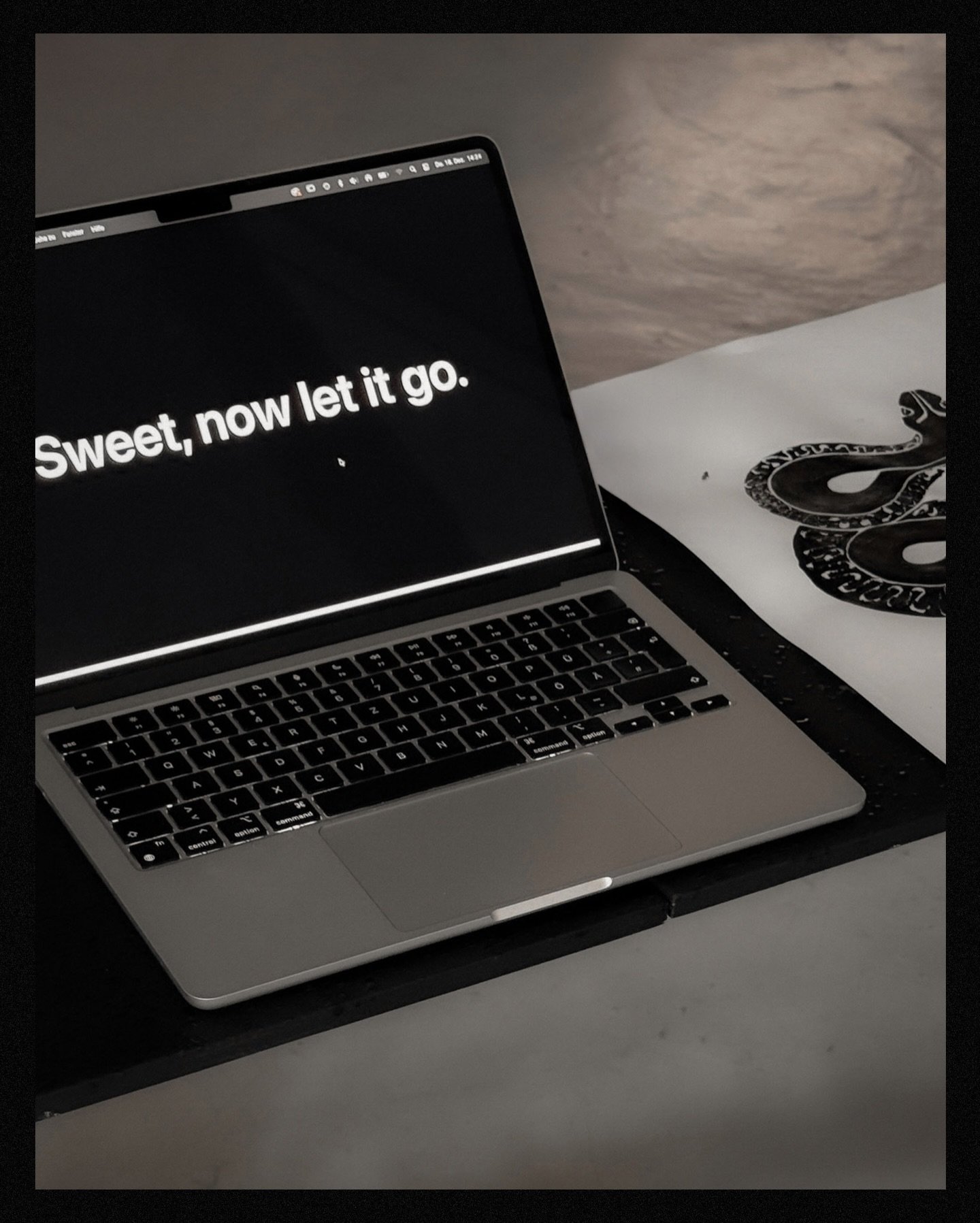 This has been like a year-long conversation with a pulse, a living condition.
This is what staying with something looks like.
This is time to let go.

Even though the year has turned, I&rsquo;m still inside this drawings and moments that shaped them.