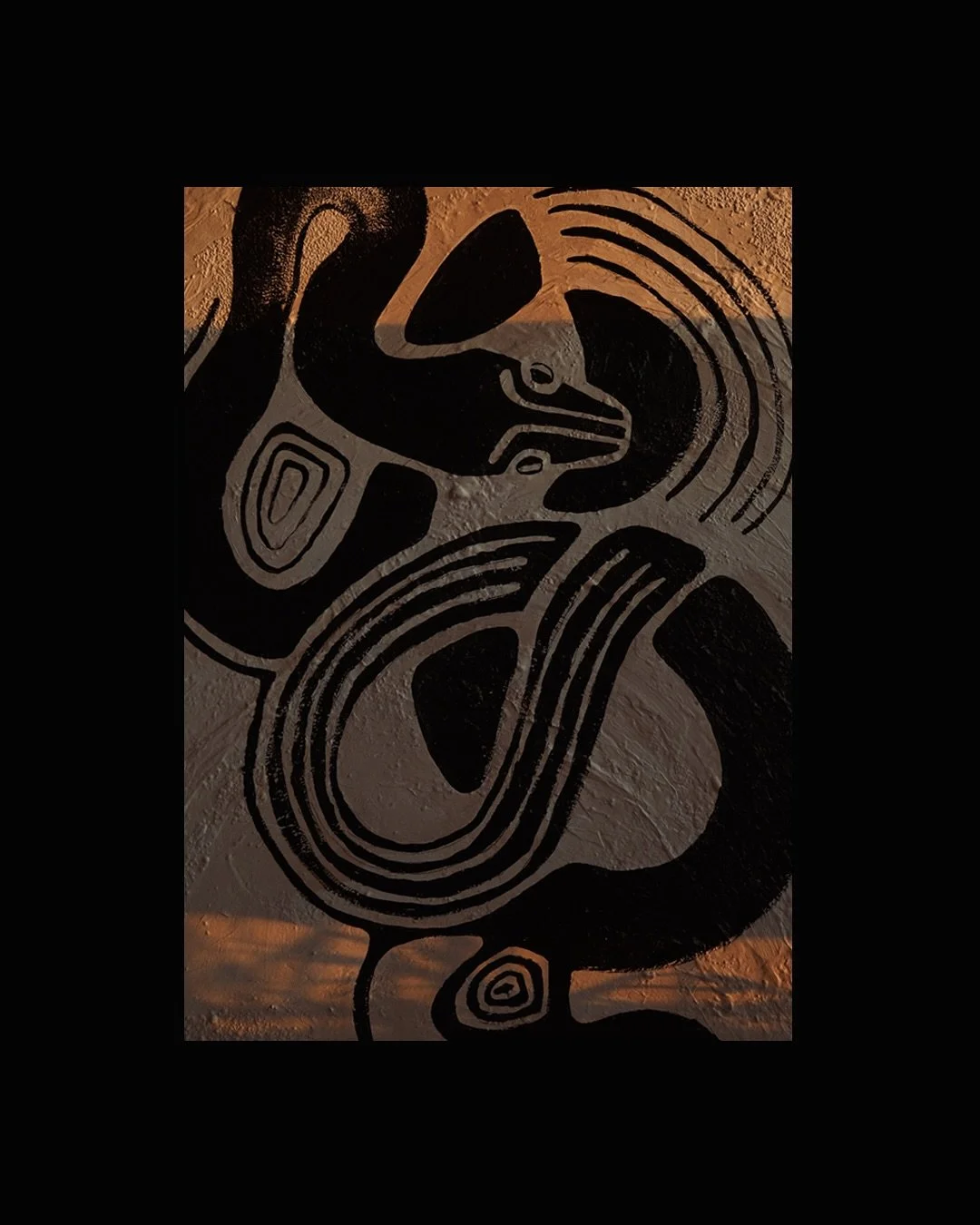 what began spontaneous became part of my artistic path. 

it&rsquo;s a symbol, but also a sensation. a reminder that creation starts messy, instinctive, unguarded and that some marks stay with us. 

the serpent carved its way into my visual language.