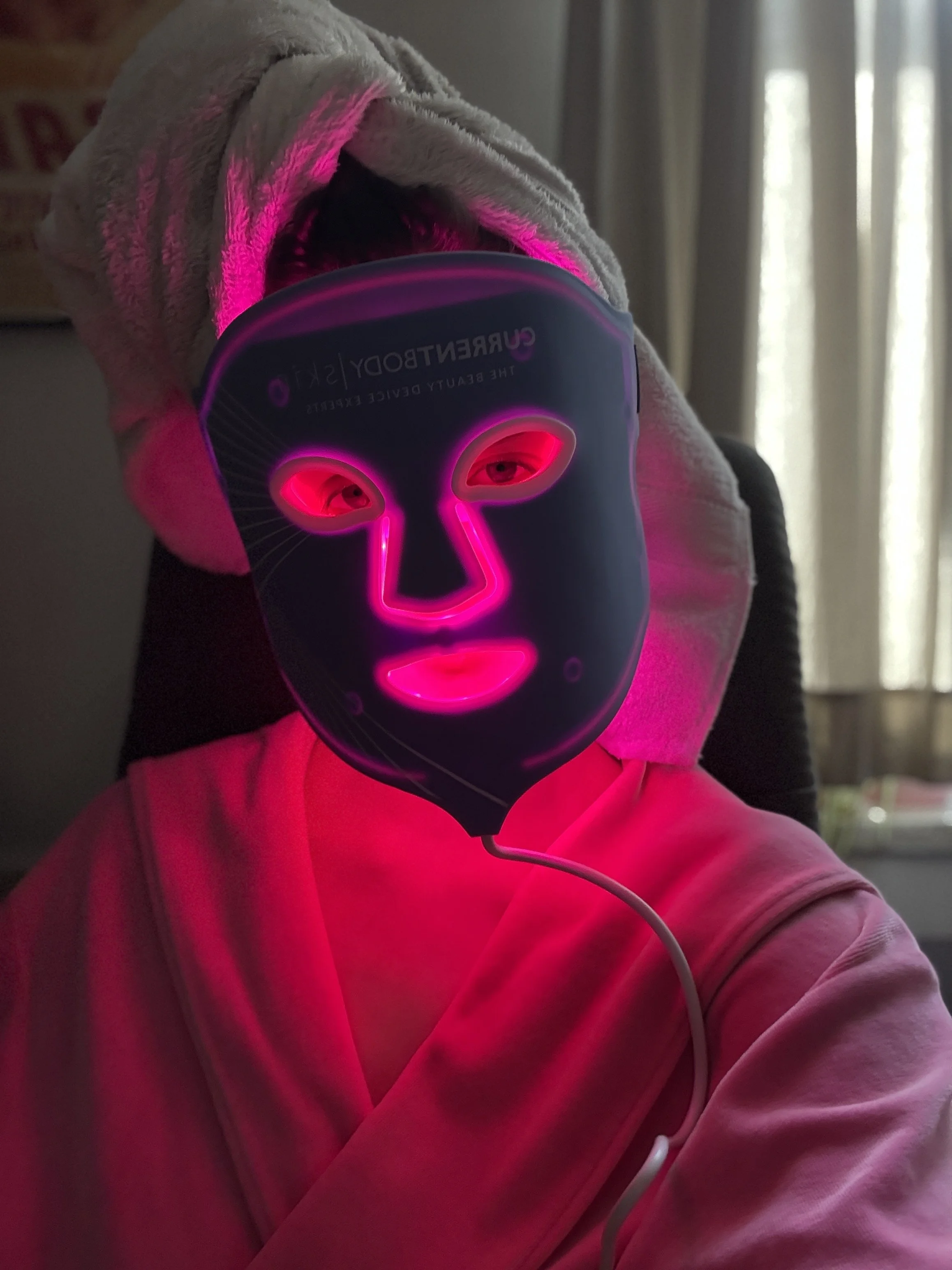 CurrentBody Anti-Acne LED Mask Series 1 on acne-prone skin