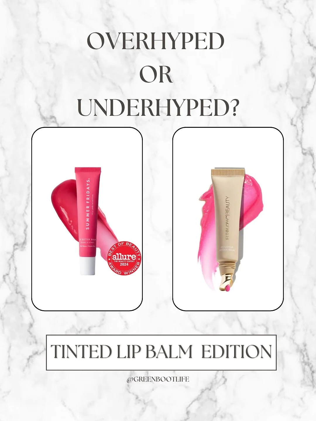 This one might ruffle some feathers&hellip; swipe to see the results! ➡️

In my series &ldquo;Overhyped or Underhyped&rdquo;, I compare two clean products in the same category and share my opinion on why one is over-hyped and the other under-hyped.


