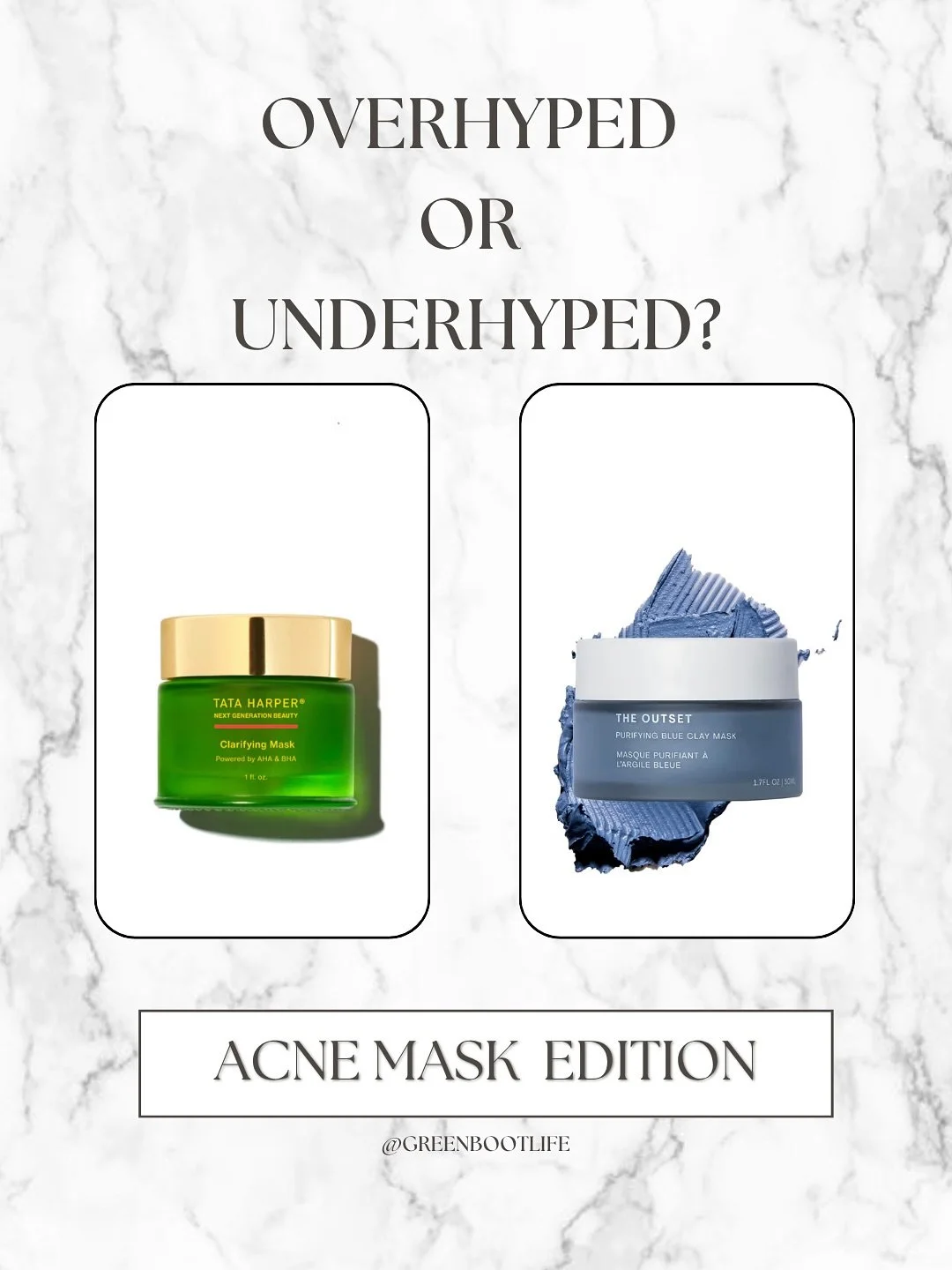 Swipe to see the results ➡️ Both of these are Allure Best of Beauty winners&hellip;

Not only is the underhyped mask suitable for sensitive skin, but it&rsquo;s also pore clogger free, nut allergen free, gluten free, vegan, AND cruelty free! 

The ov