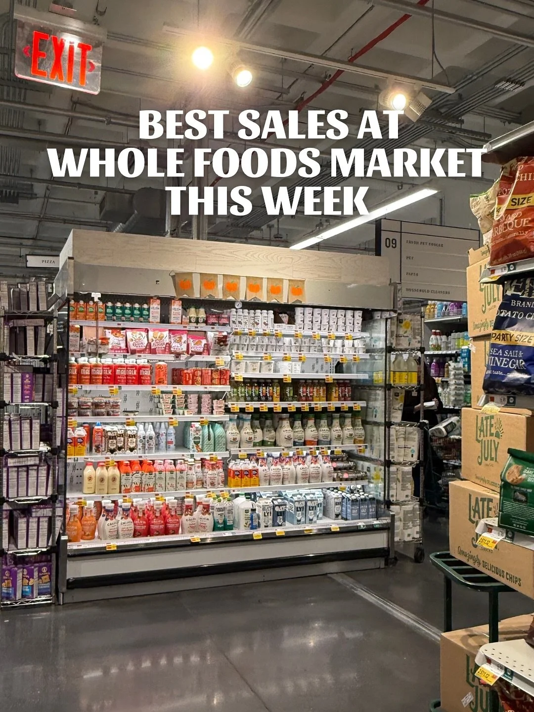 Swipe to see what my favorite @wholefoods buys are on sale right now! ➡️➡️➡️

Spot any favorites? 

#wholefoodsmarket #wholefoodshaul #healthysnacks #cleanliving #groceryshoppingtips
