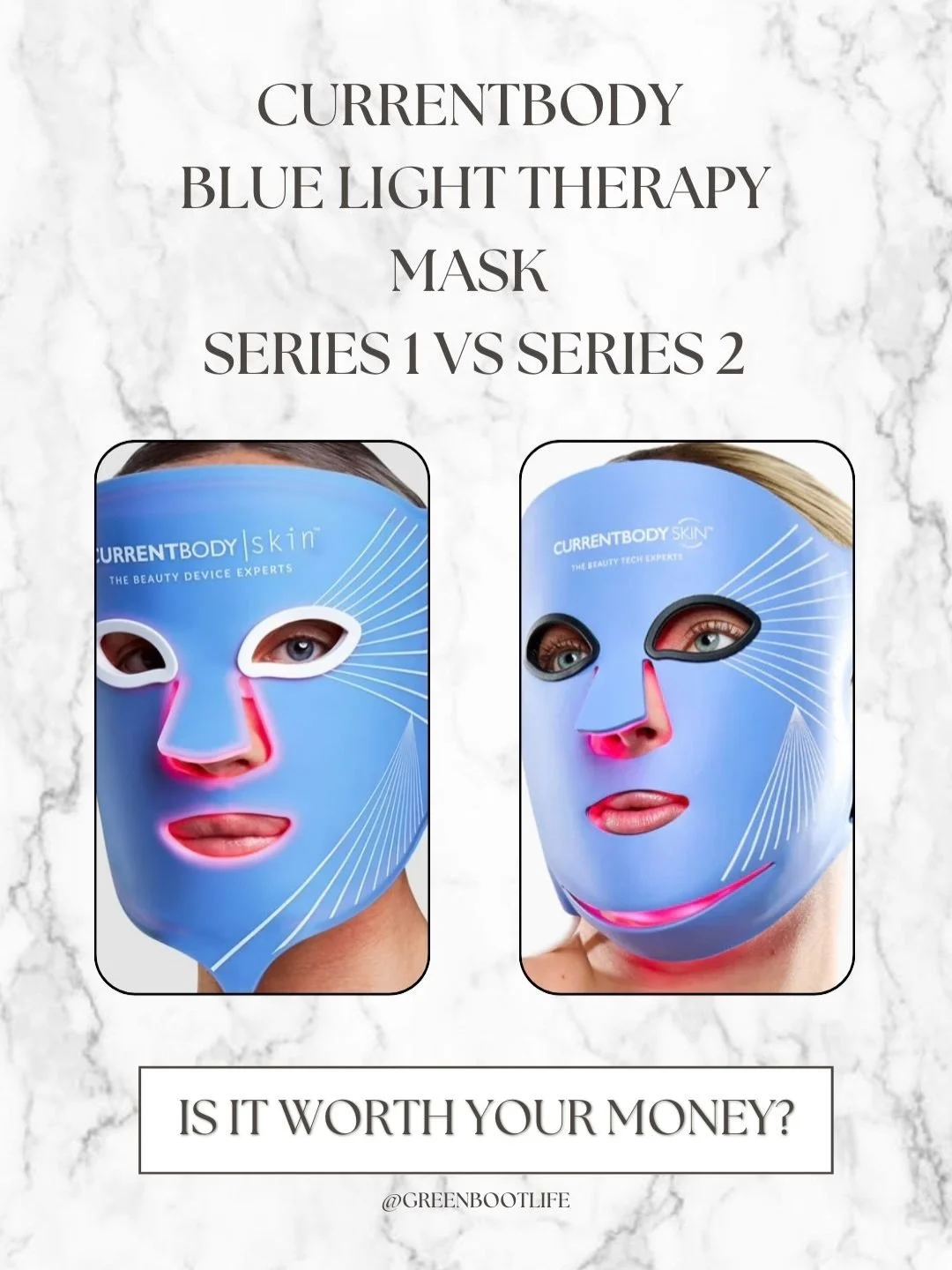 I get asked this all the time &mdash;
&ldquo;Which CurrentBody anti-acne LED mask should I actually get?&rdquo;

The answer isn&rsquo;t one-size-fits-all, and the price difference makes it an even better question.

I&rsquo;ve used both Series 1 and S