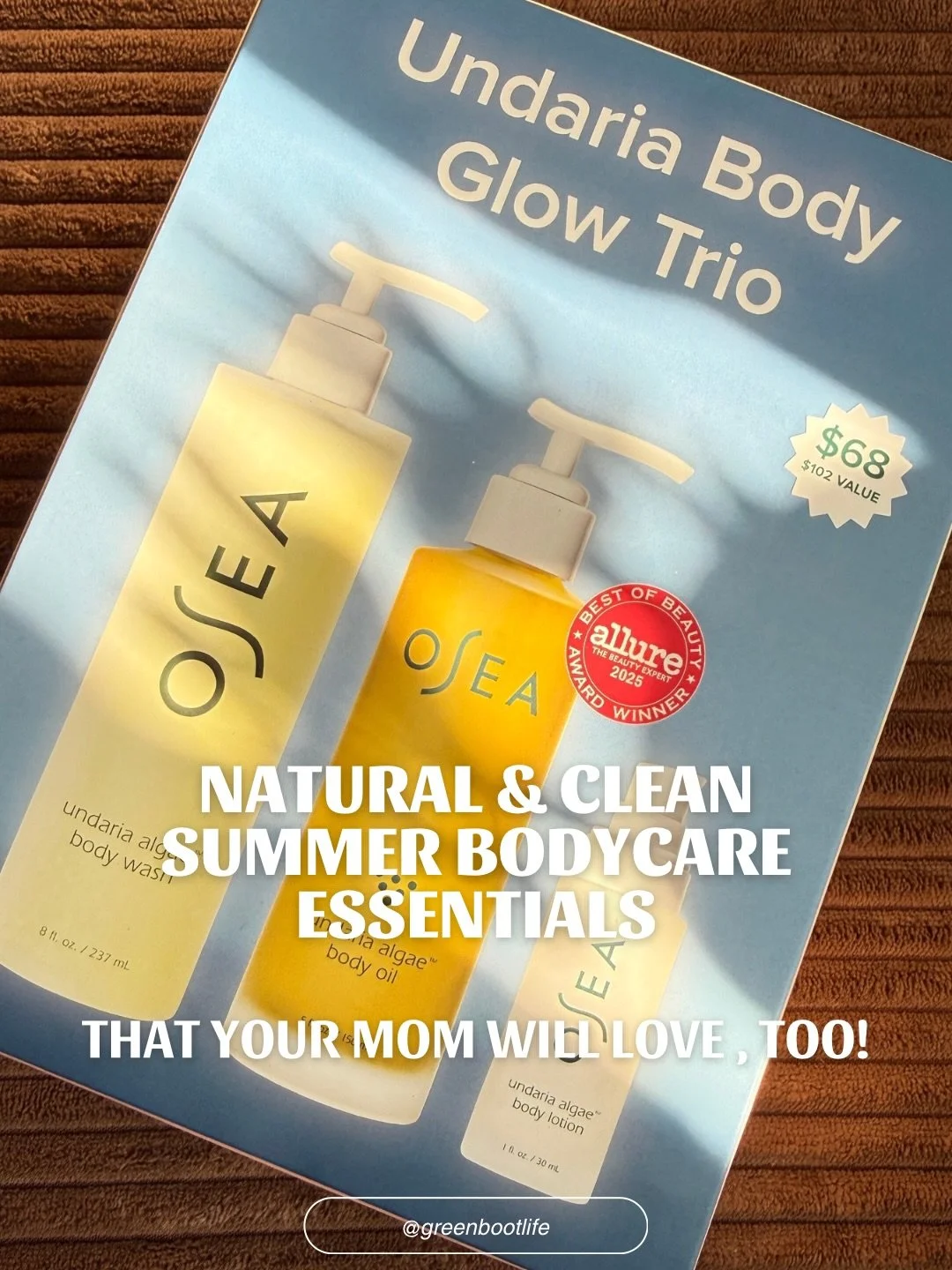 Easy 3-Step Bodycare Routine you&rsquo;ll fall in love with 💚

These sets are the best way to bundle @oseamalibu faves and save 33%, plus extra 10% with my code GBOOT10.

Whether you already love OSEA like I do, or are looking for an elegant and eff