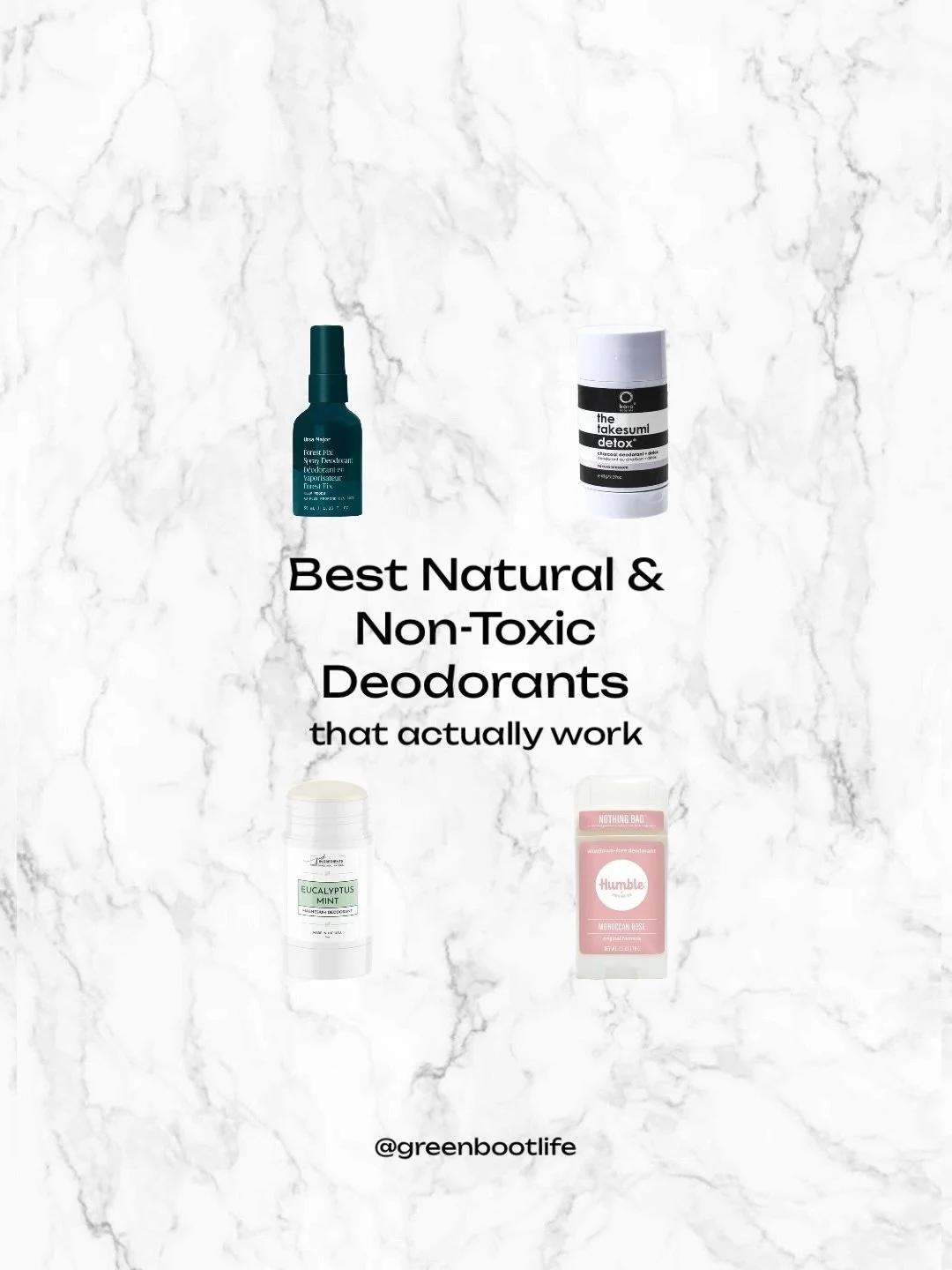 New on the blog: Best Natural &amp; Non-Toxic Deodorants That Actually Work! 

Deodorant is definitely one of my most requested swaps, and I&rsquo;ve held off for a long time from making this blog post, to ensure every one of the deodorants I include