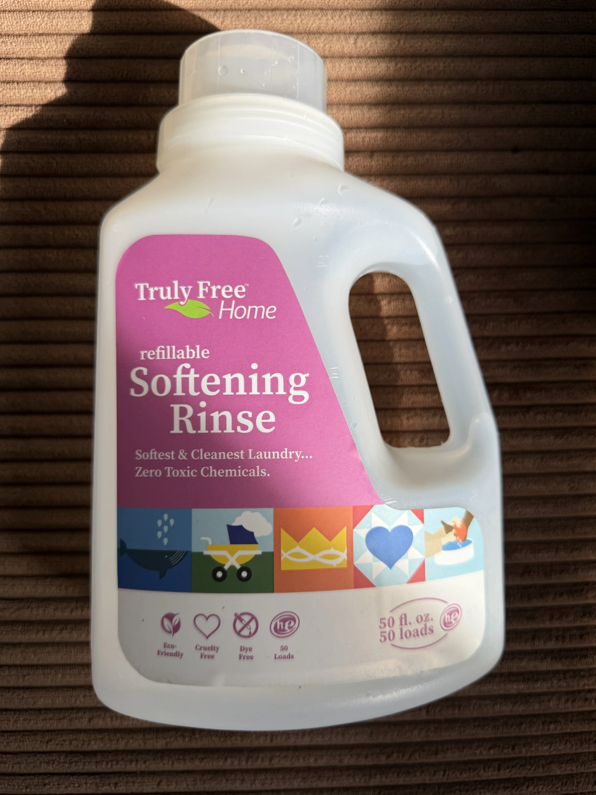 Truly Free Refillable Softening Rinse Jug