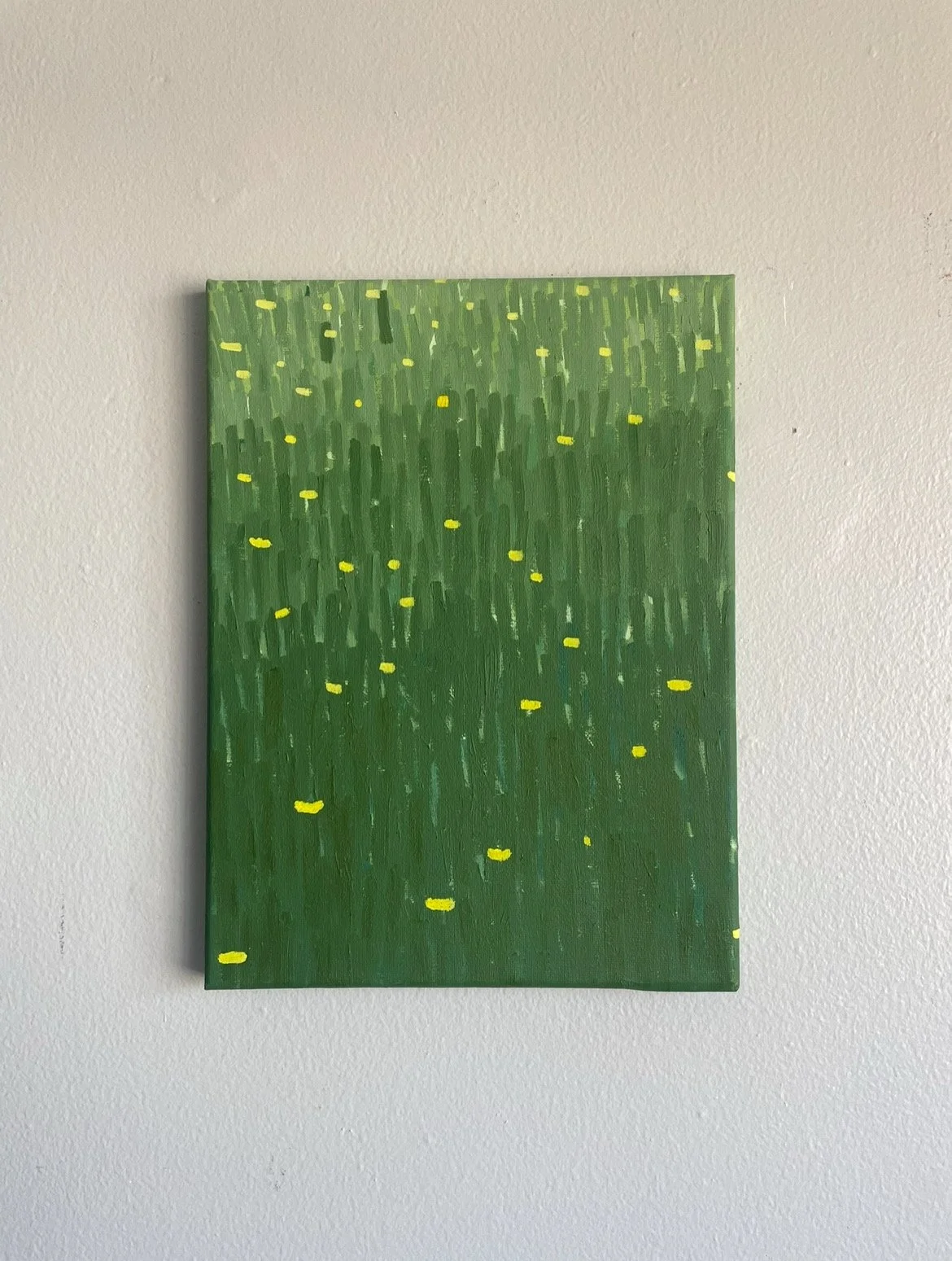 Dandelions, Oil on Canvas, 9x12"
