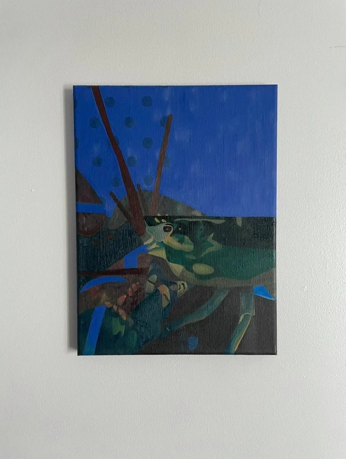 Claustrophobia, Oil on Canvas, 9x12"