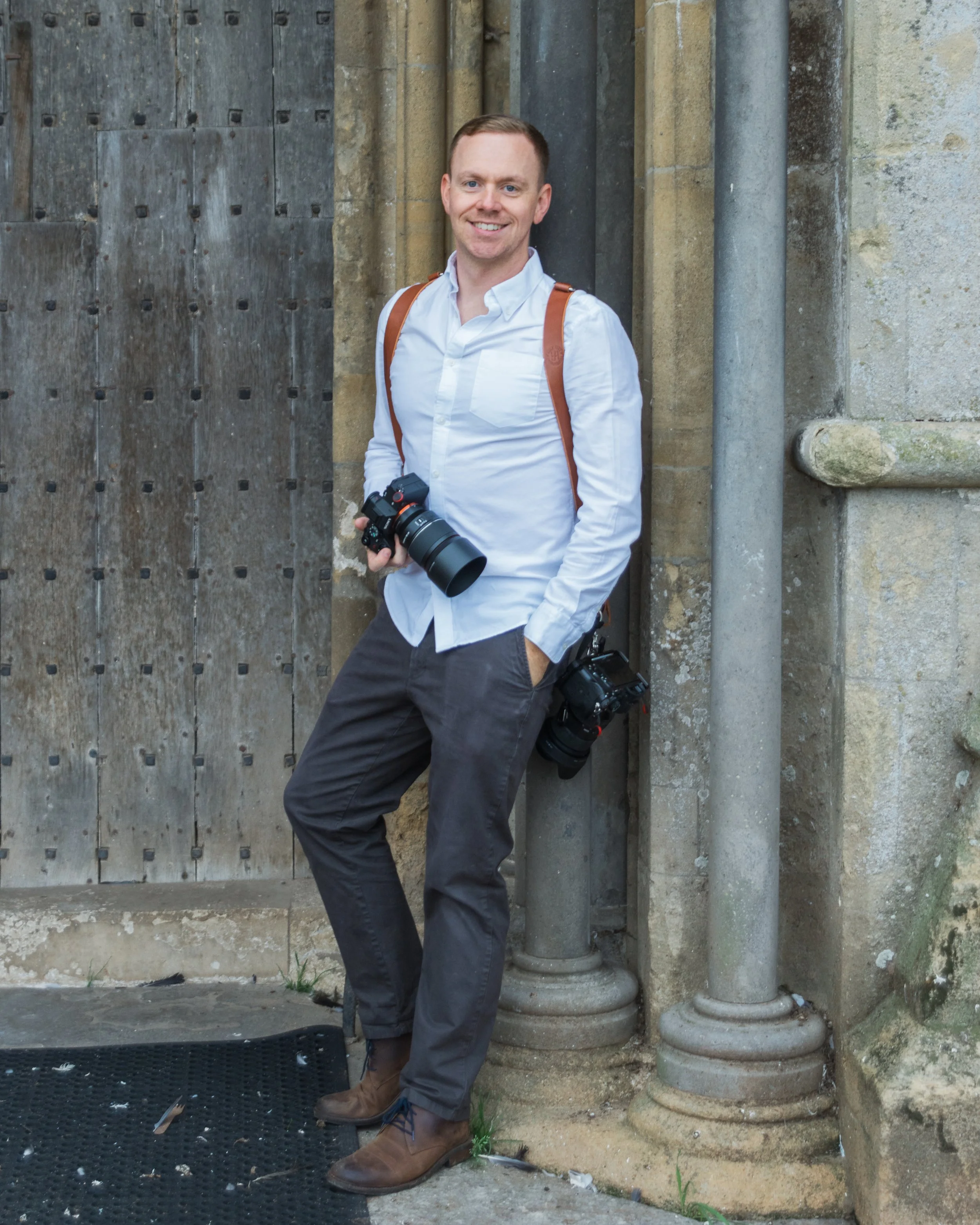 Wedding photography expert James Clarke blends in with the guests at Wedding Venues