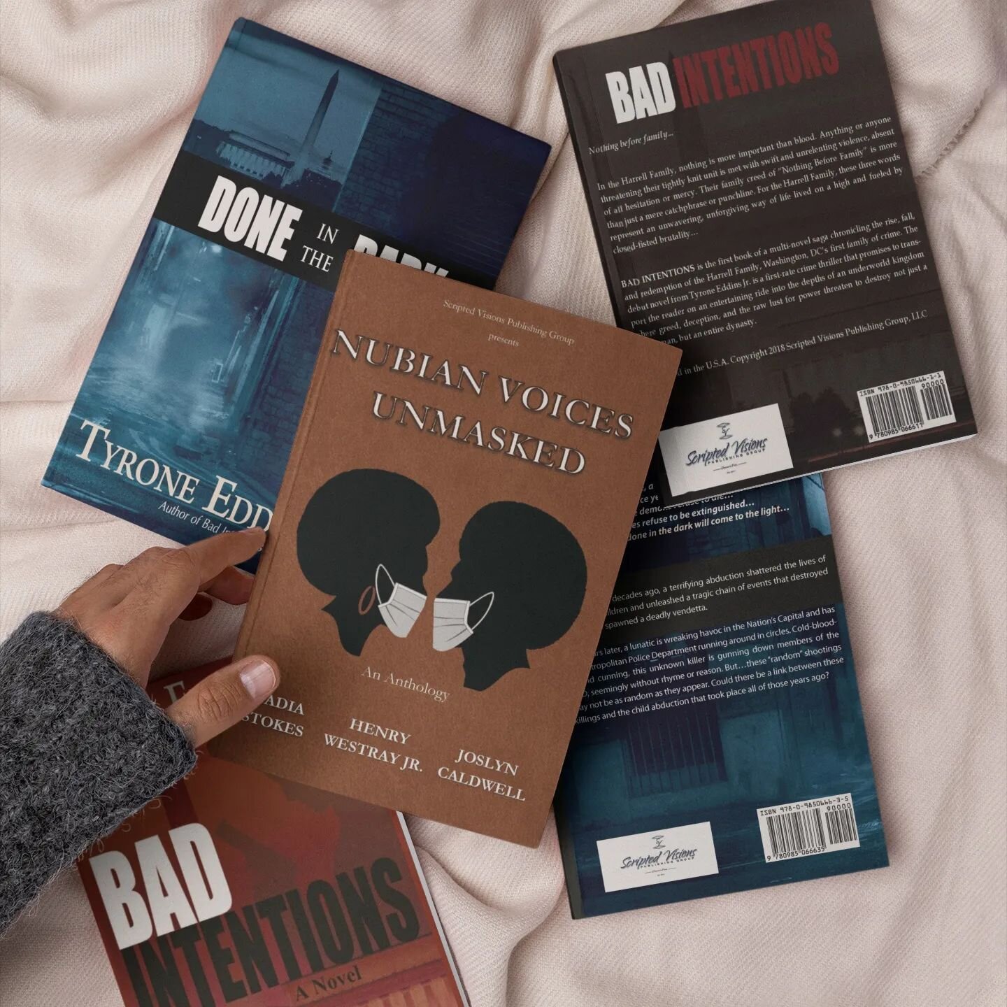 We have a new book on sale now: &quot;Nubian Voices Unmasked&quot; is an anthology of creative wordplay from three of today's most talented poets! Check out the trailer at https://buff.ly/359Ob1P #poetry, #poet, #poets, #anthology, #book, #books @tyr