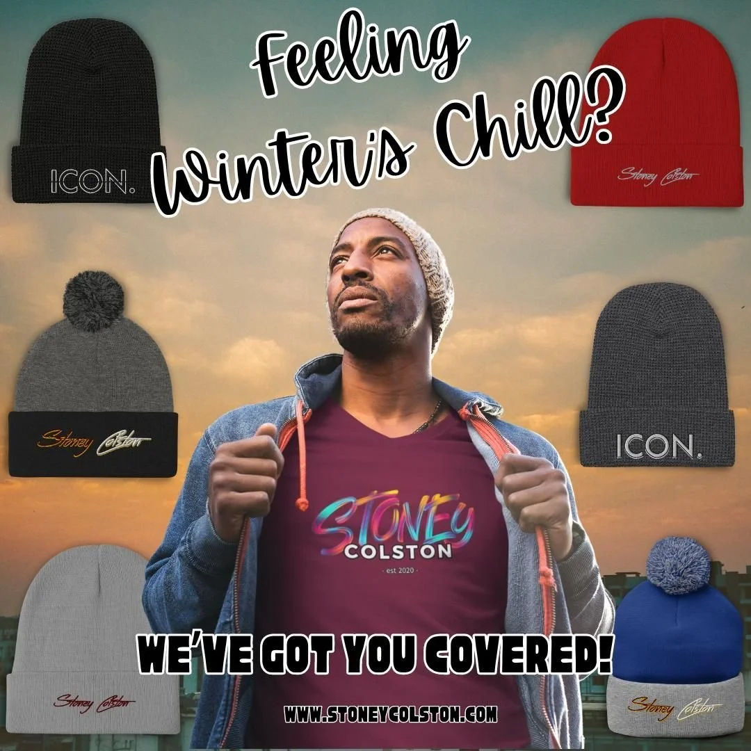 Don't let winter's chill keep you in the house! Step out in style with our selection of hats that will keep you warm and stylish! Visit www.stoneycolston.com and cop your new hat today. Your head will thank you! #hats, #hat, #winter, #style, #styleof