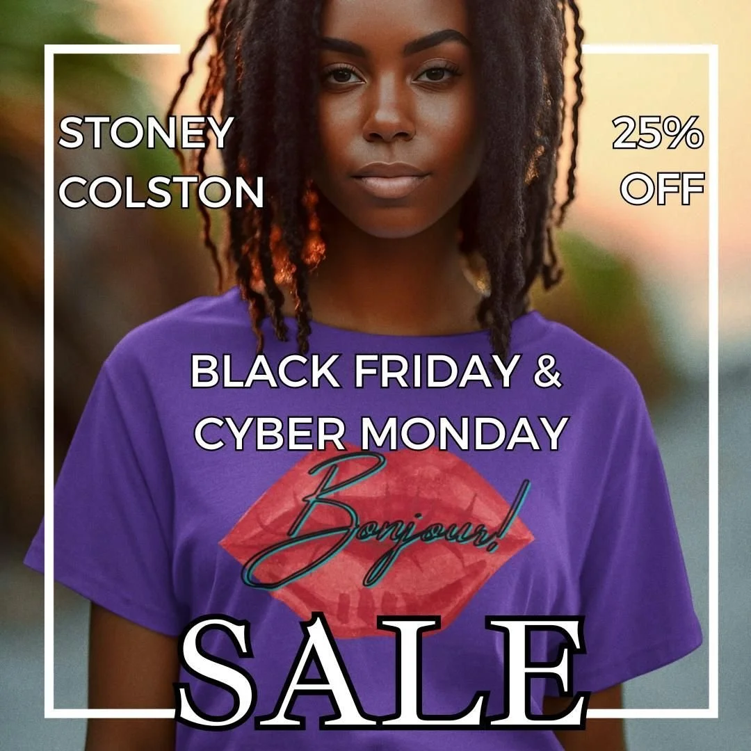 Kick off your holiday shopping in style with our Black Friday - Cyber Monday sale! Get 25% off all orders until Nov 27th at 11:59pm (est) when you use the code BFCM2023 at check-out! Get in style and stay in style with Stoney Colston! #style, #styleo