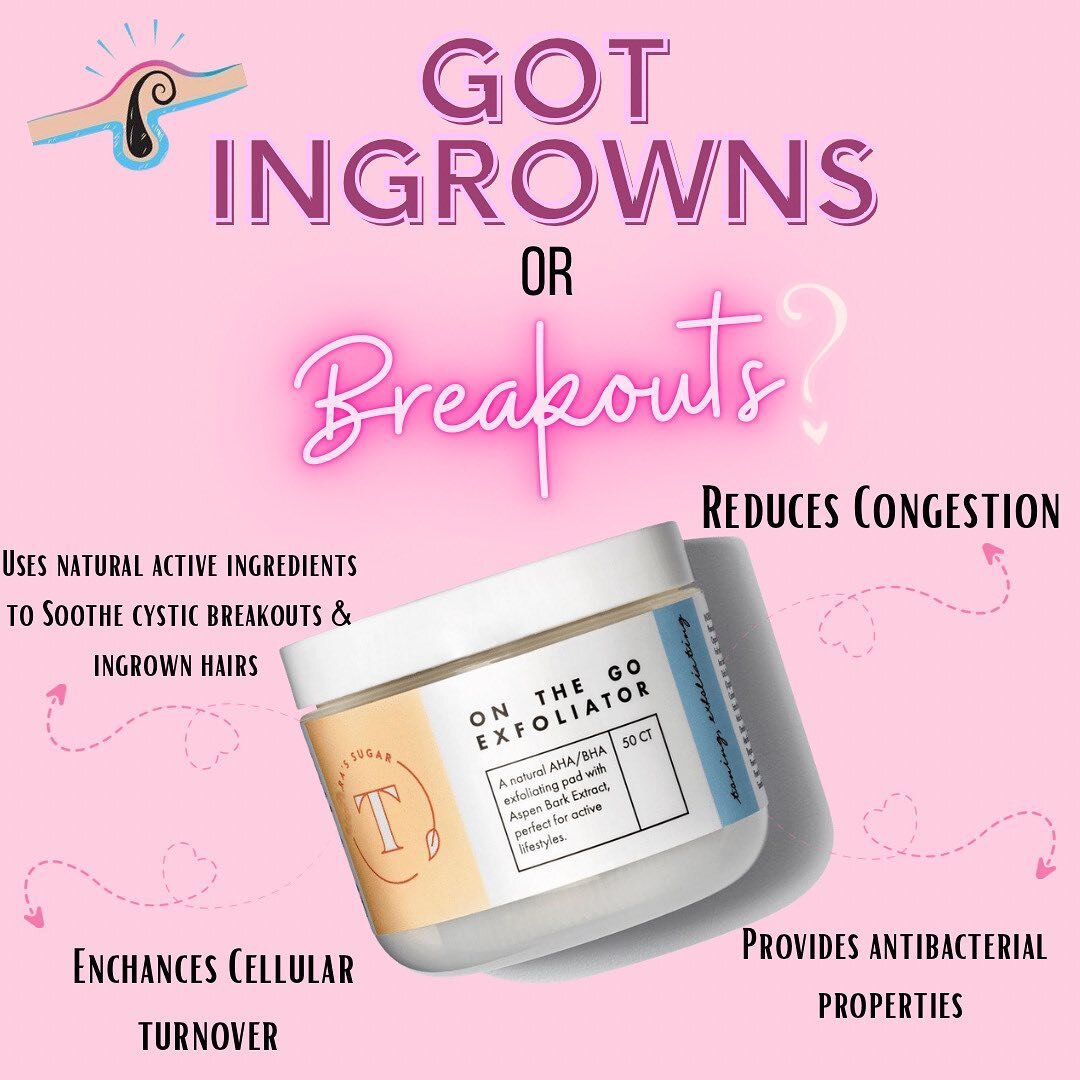 Ladies are you exfoliating with those highly fragranced sugar scrubs after your sugaring session? 🚩🚩🚩

Most sugar scrubs aren&rsquo;t even pH balanced for your 🐱🐱🐱

They also tend to be FILLED with thick oils and pore clogging ingredients. No w