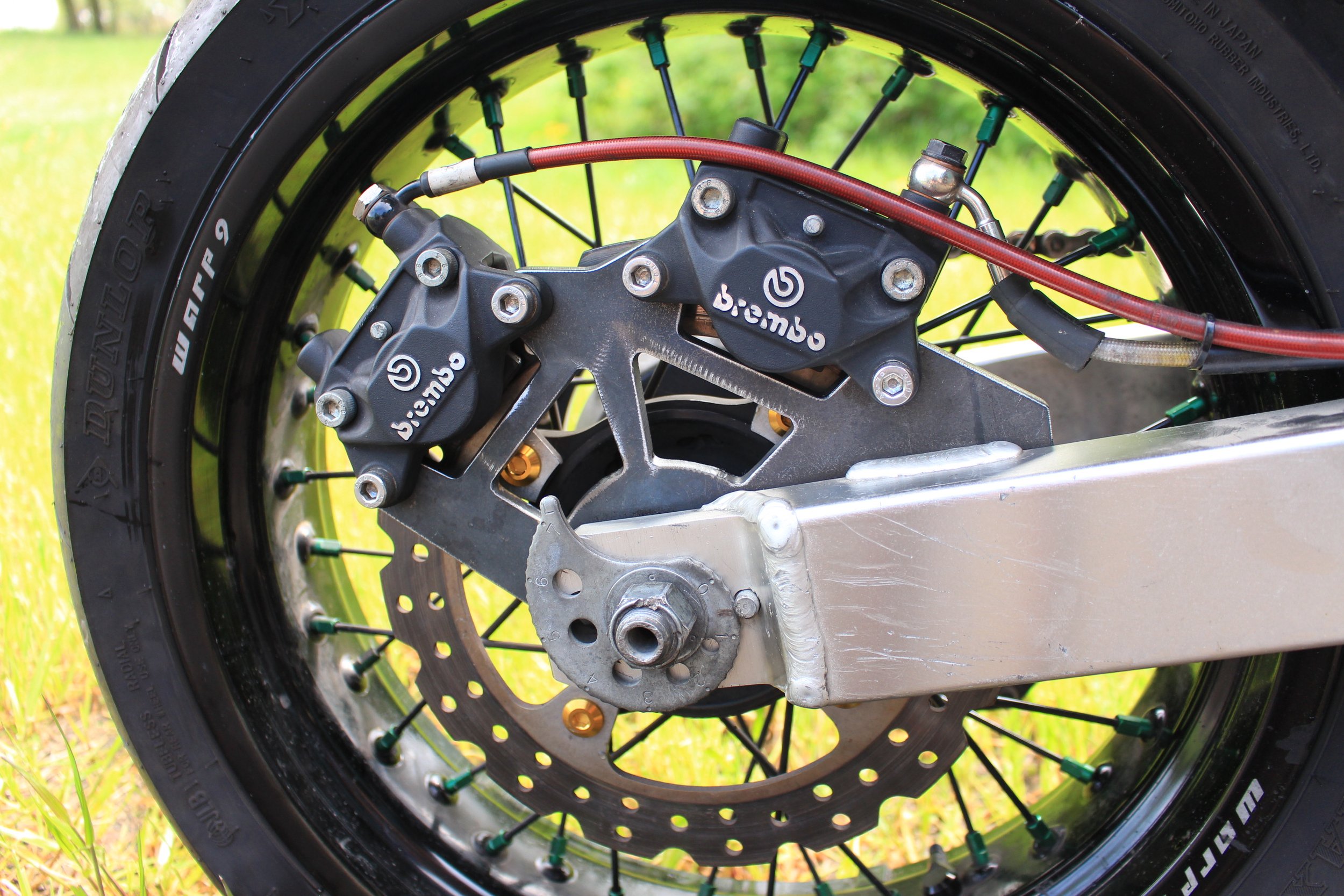 DR650 Dual Caliper Bracket
