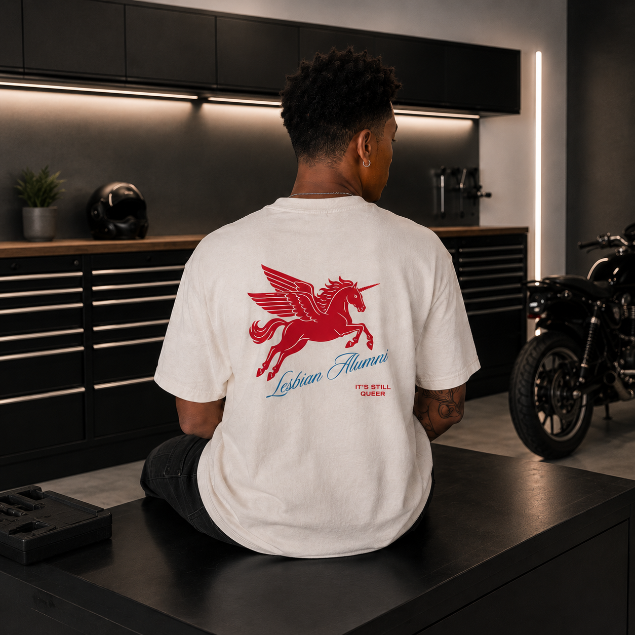 LA_LesbianAlumni_GasStation_Tshirt_Lifestyle_Back.png
