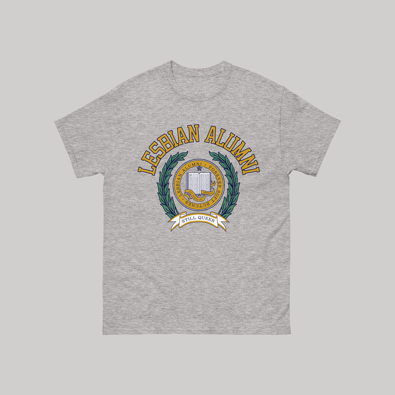 LA_LesbianAlumni_Collegiate_Tshirt_HeatherGrey_Crest_Product_1.png