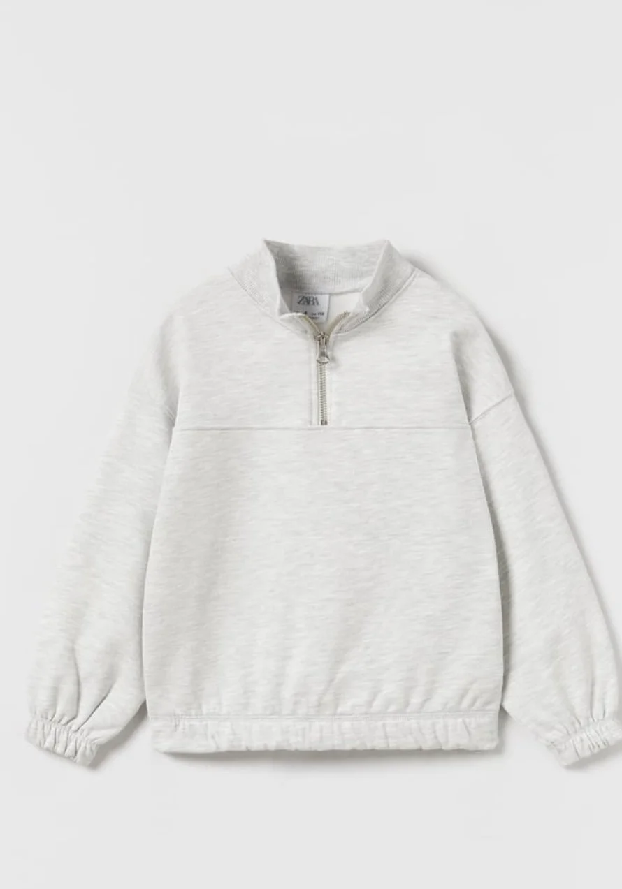 KIDS HALF ZIP SWEATSHIRT