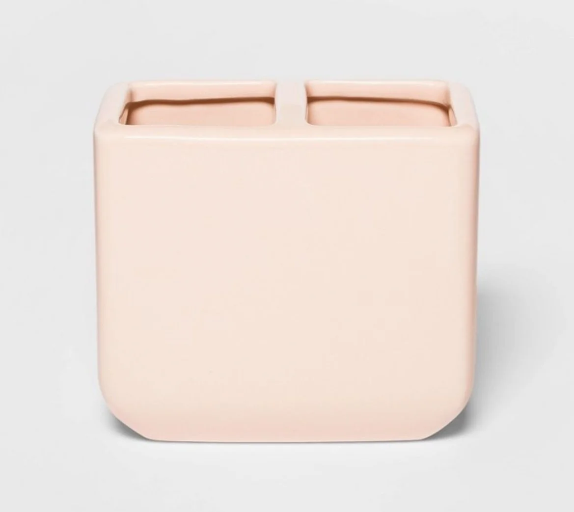 Oversized toothbrush holder