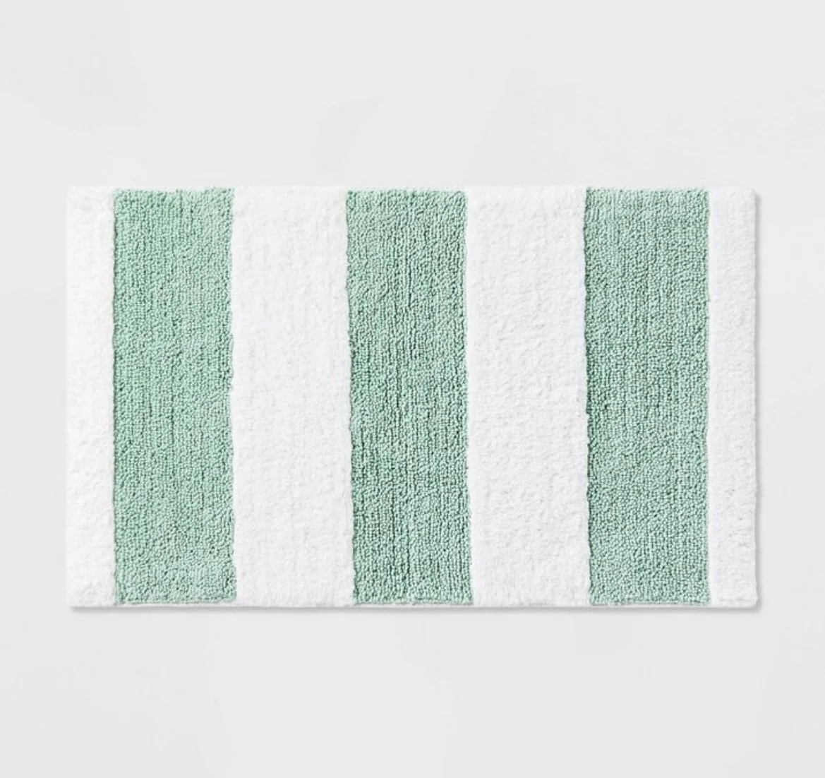 Rugby striped bath mat