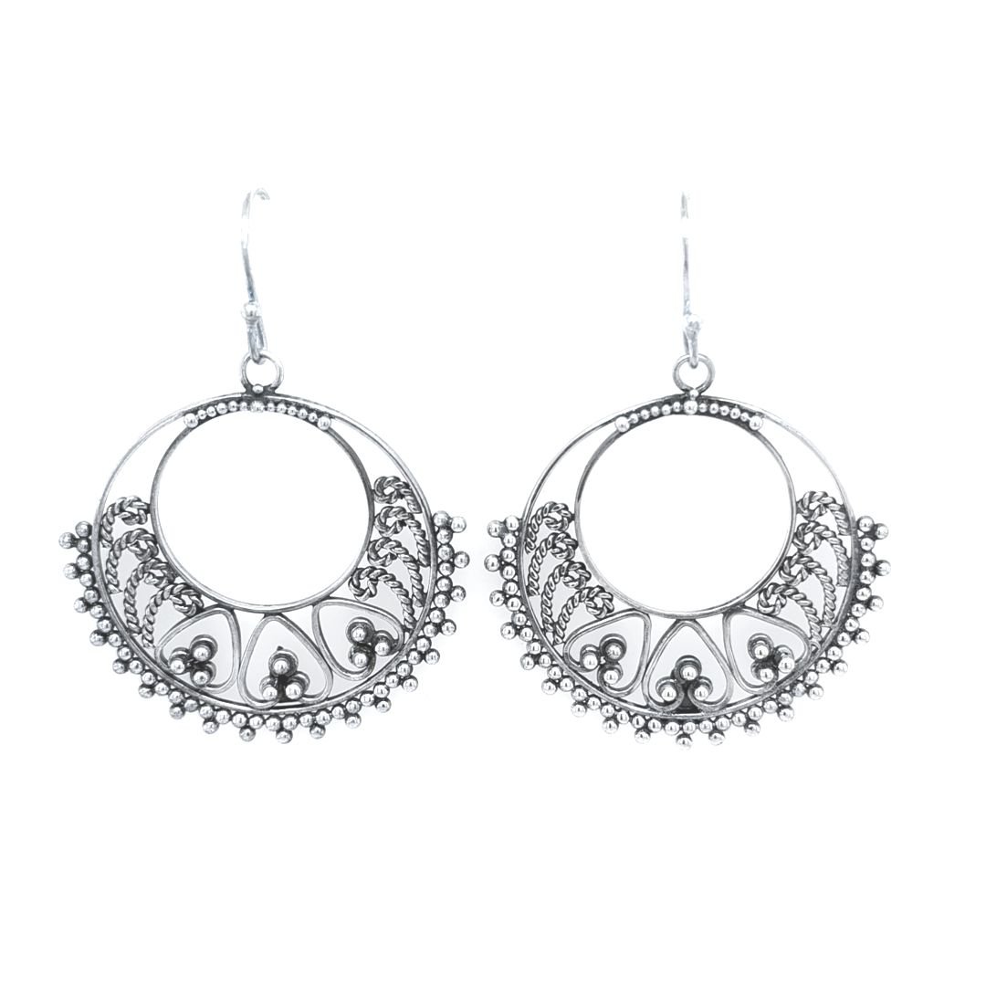 Round Filigree Sterling Silver Earrings – Deana Rose Jewelry, LLC