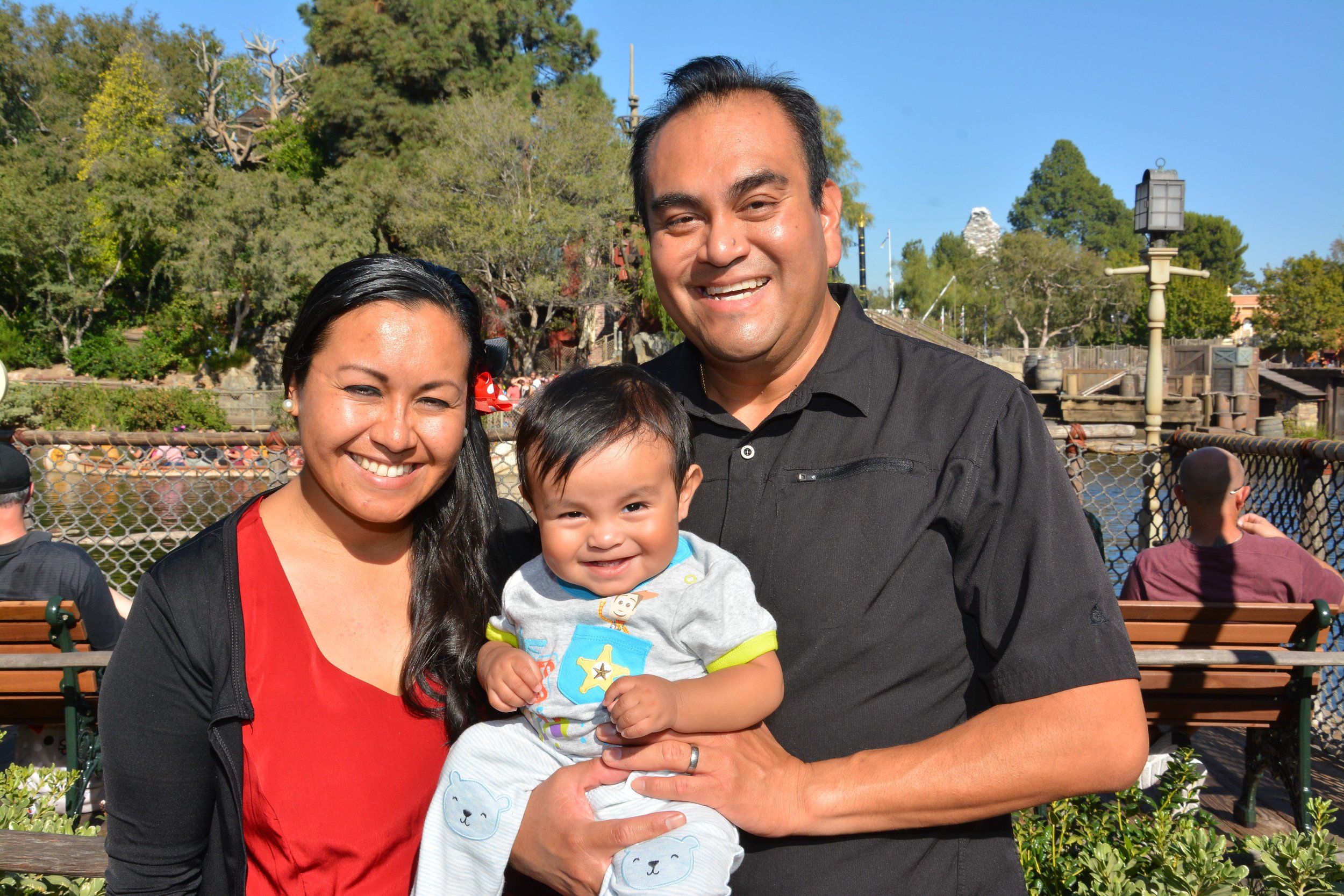 Enjoying Disneyland