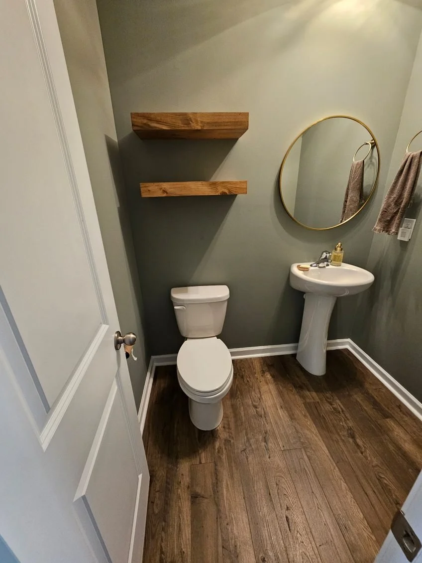 Painting & Shelving Install