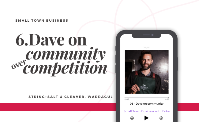 Episode 6. Dave on community over competition