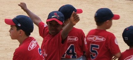 Justin in West Raleigh Baseball All-Stars